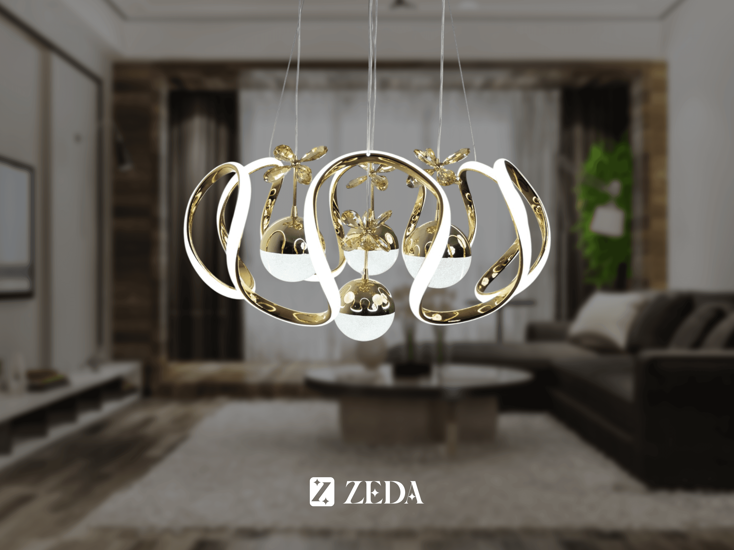 Helezon Max 4 Kol Led Lamba