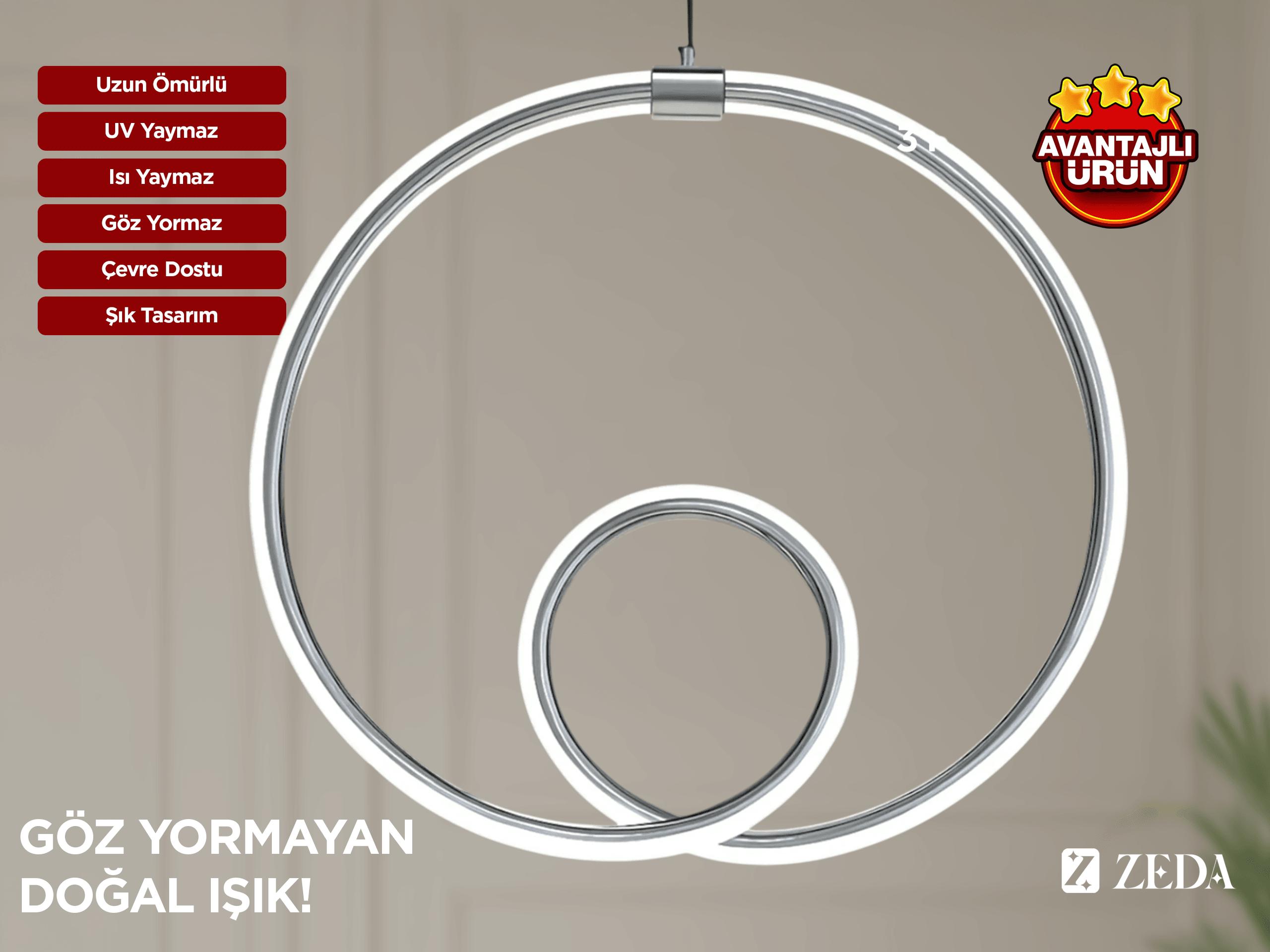 Hediyeli Avizeye Doyuran Paket