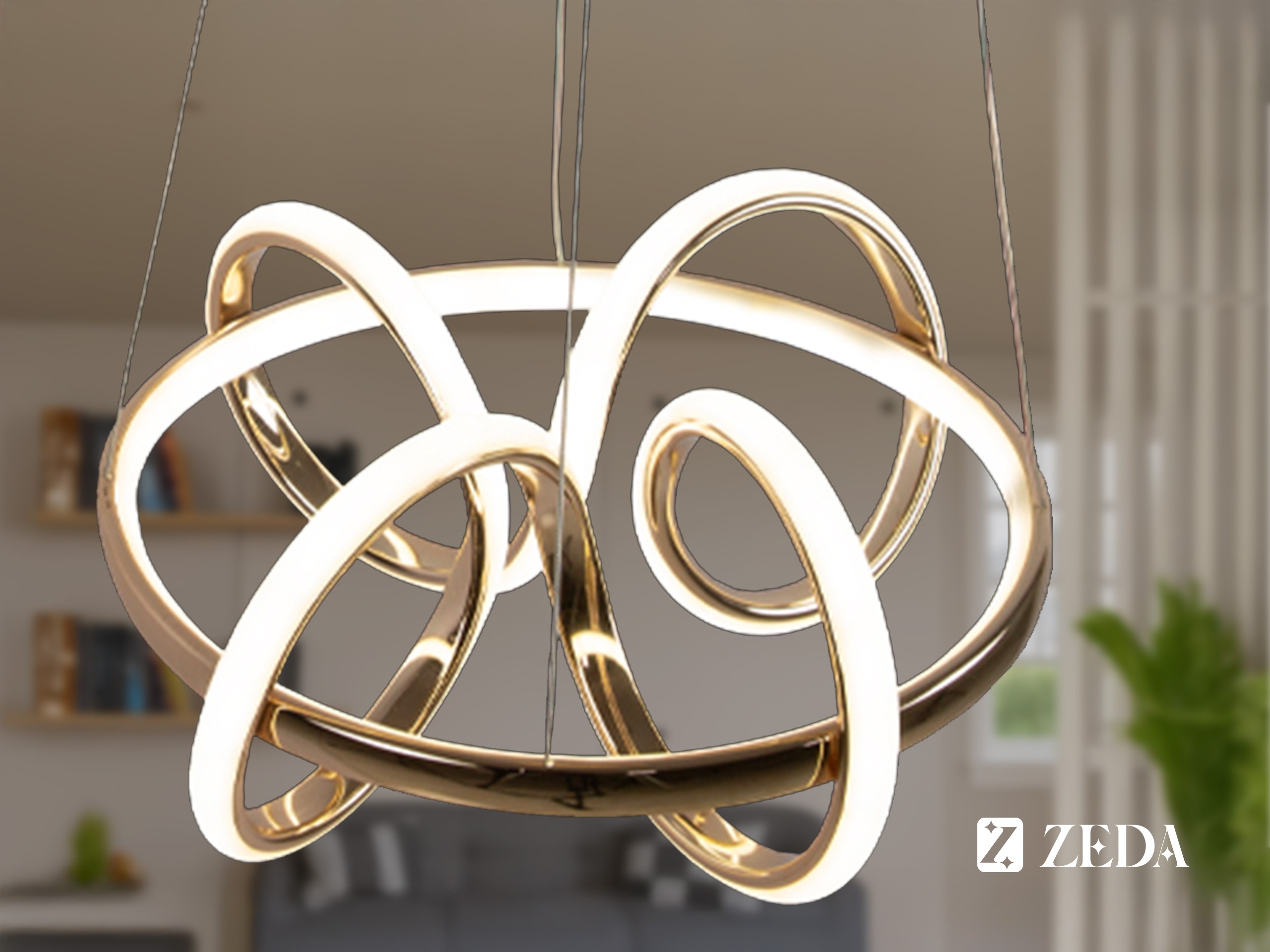 Mini Kuzey Led Lamba - Gold