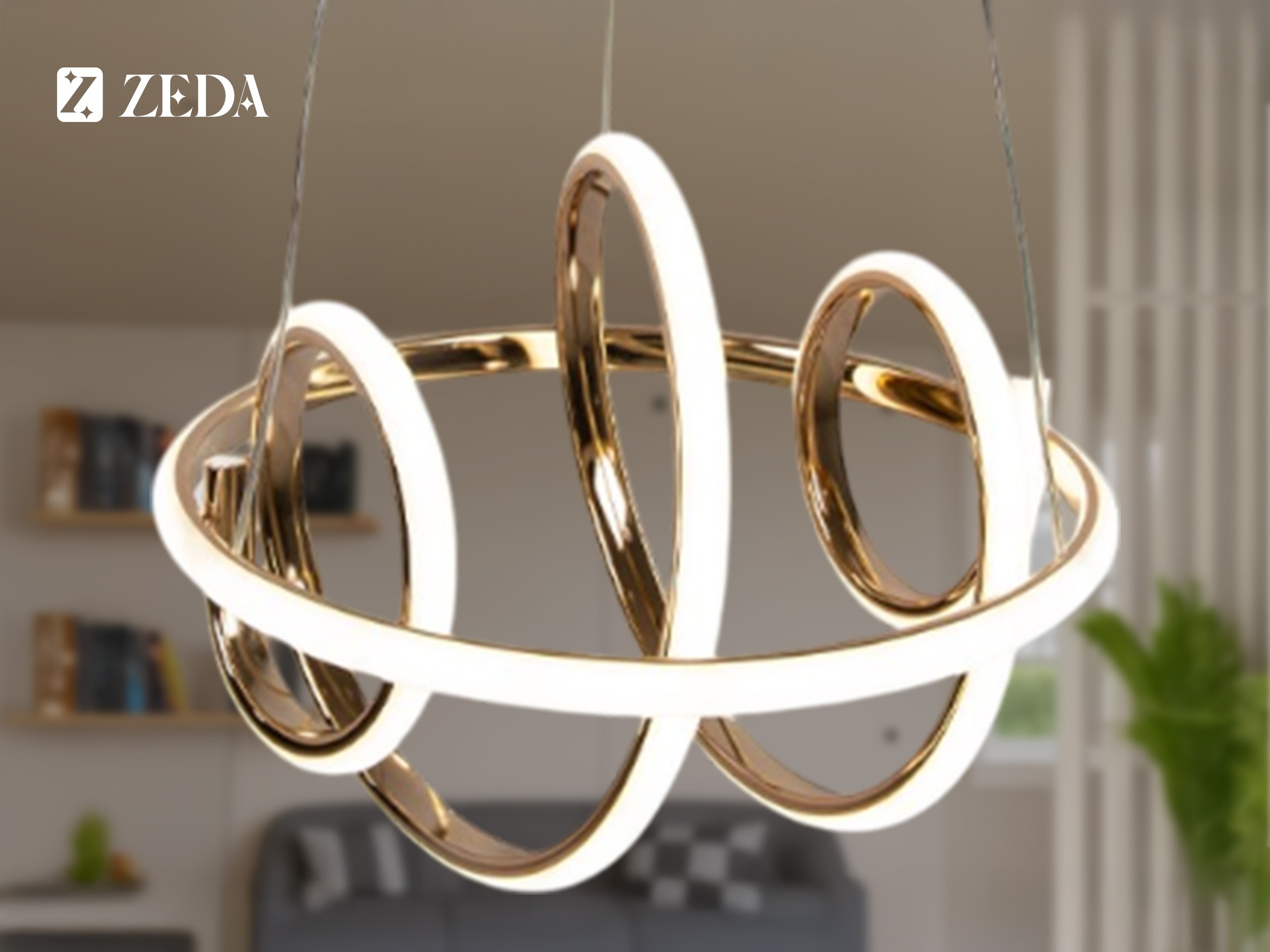 Light Güney Led Lamba - Gold