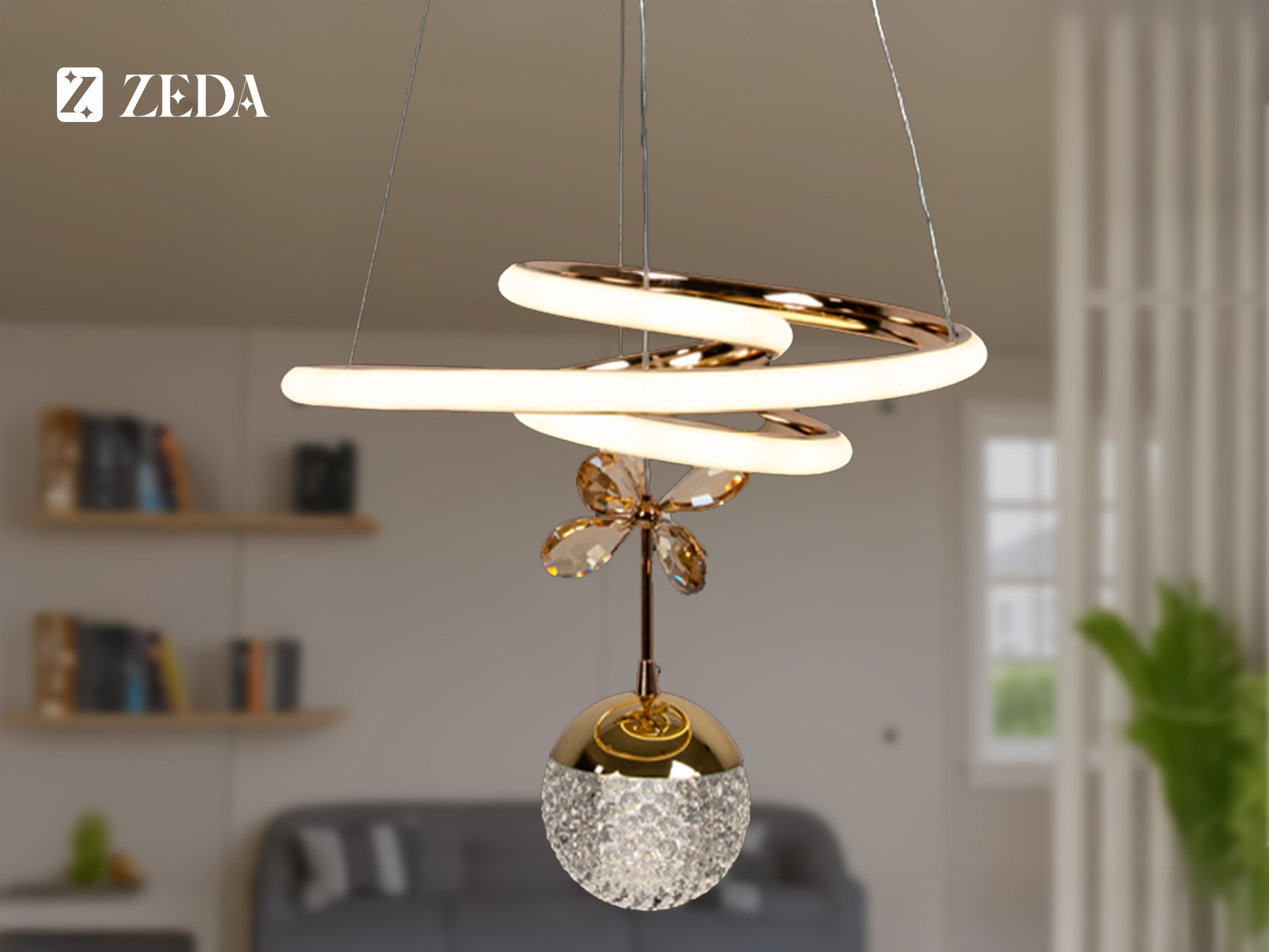 Mini Kaos Led Lamba - Gold