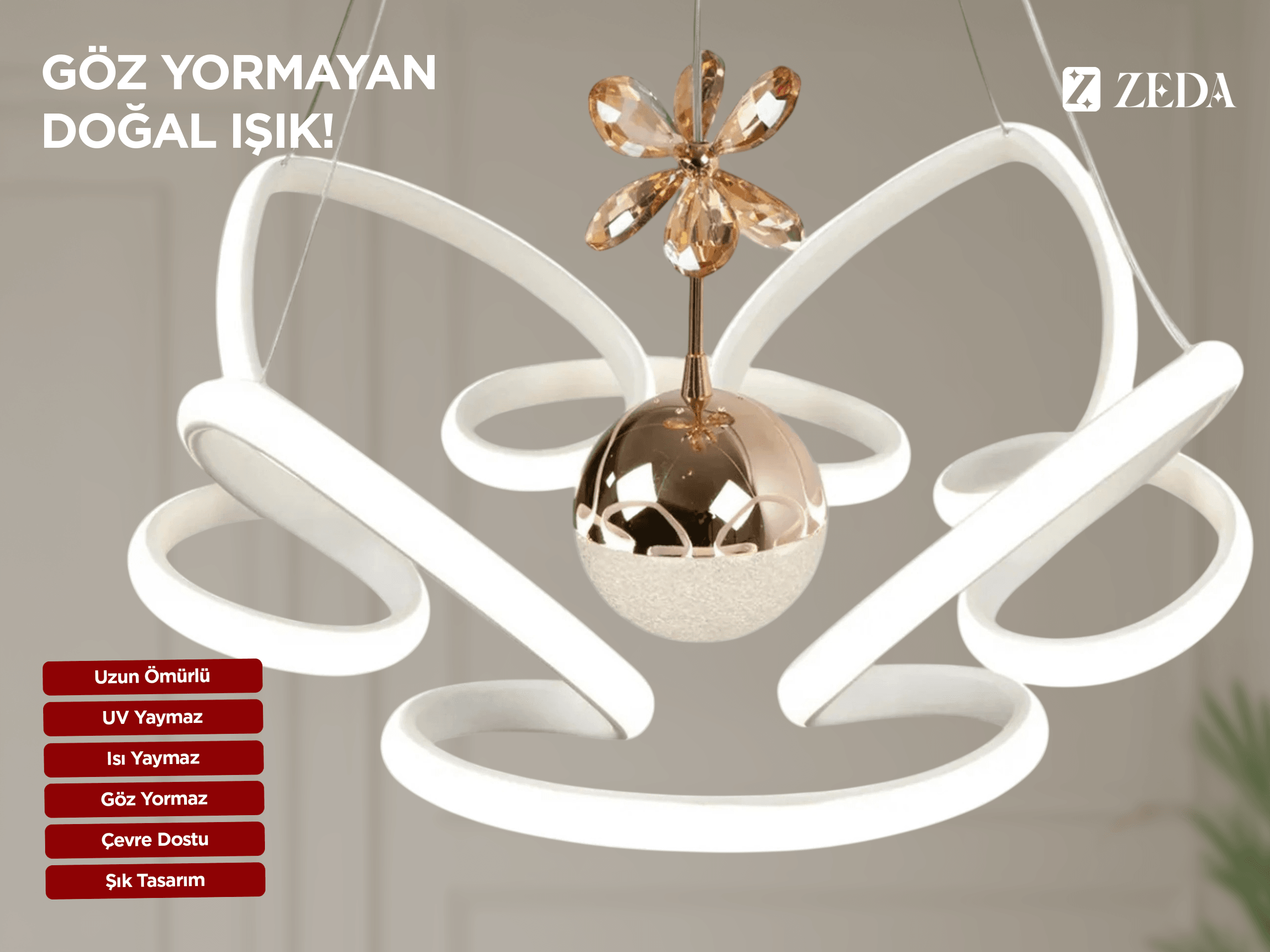 Hediye Avizeli 3'lü İç İçe Yıldız 