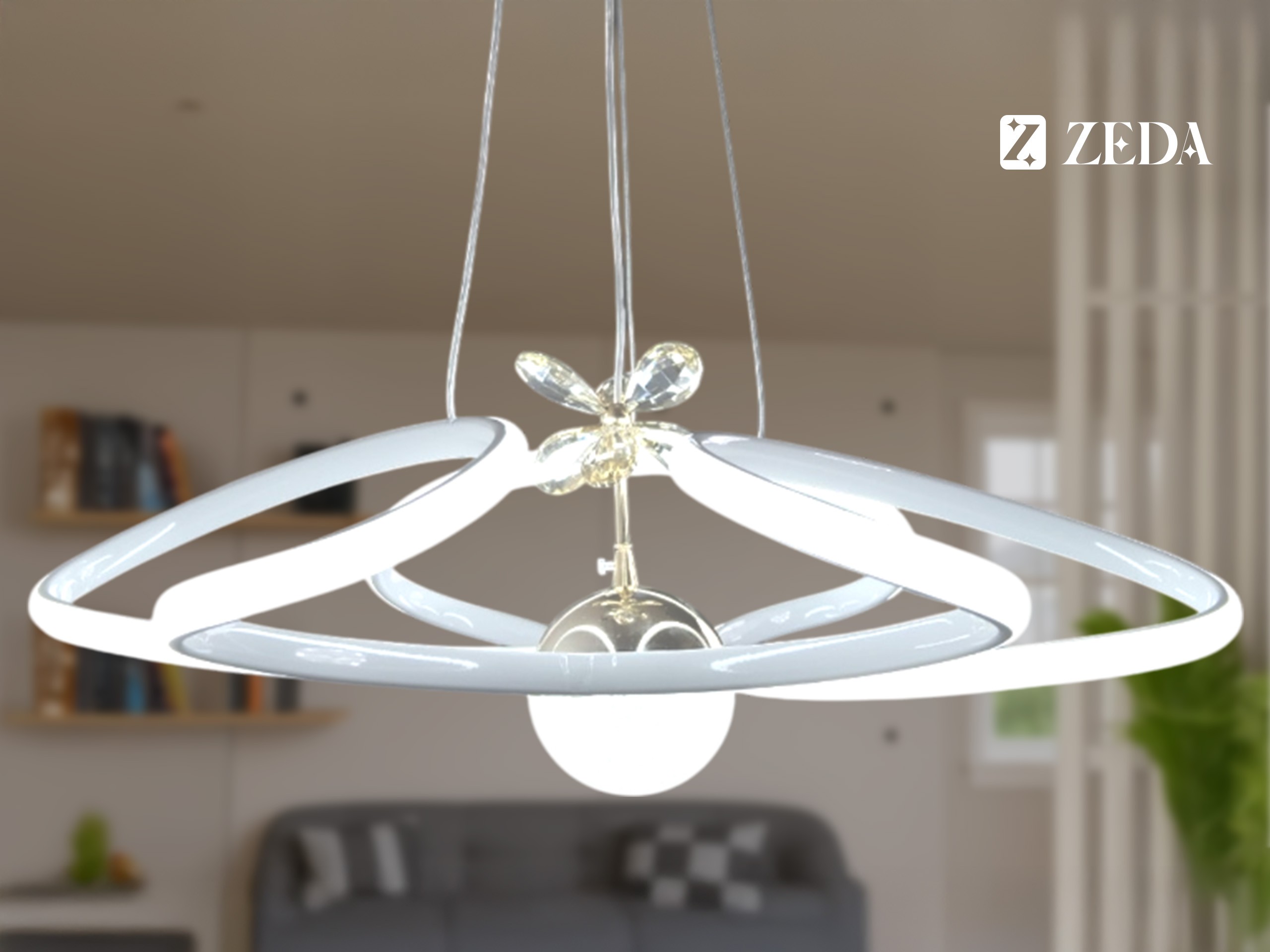 3'lü Helezon Led Lamba - Beyaz