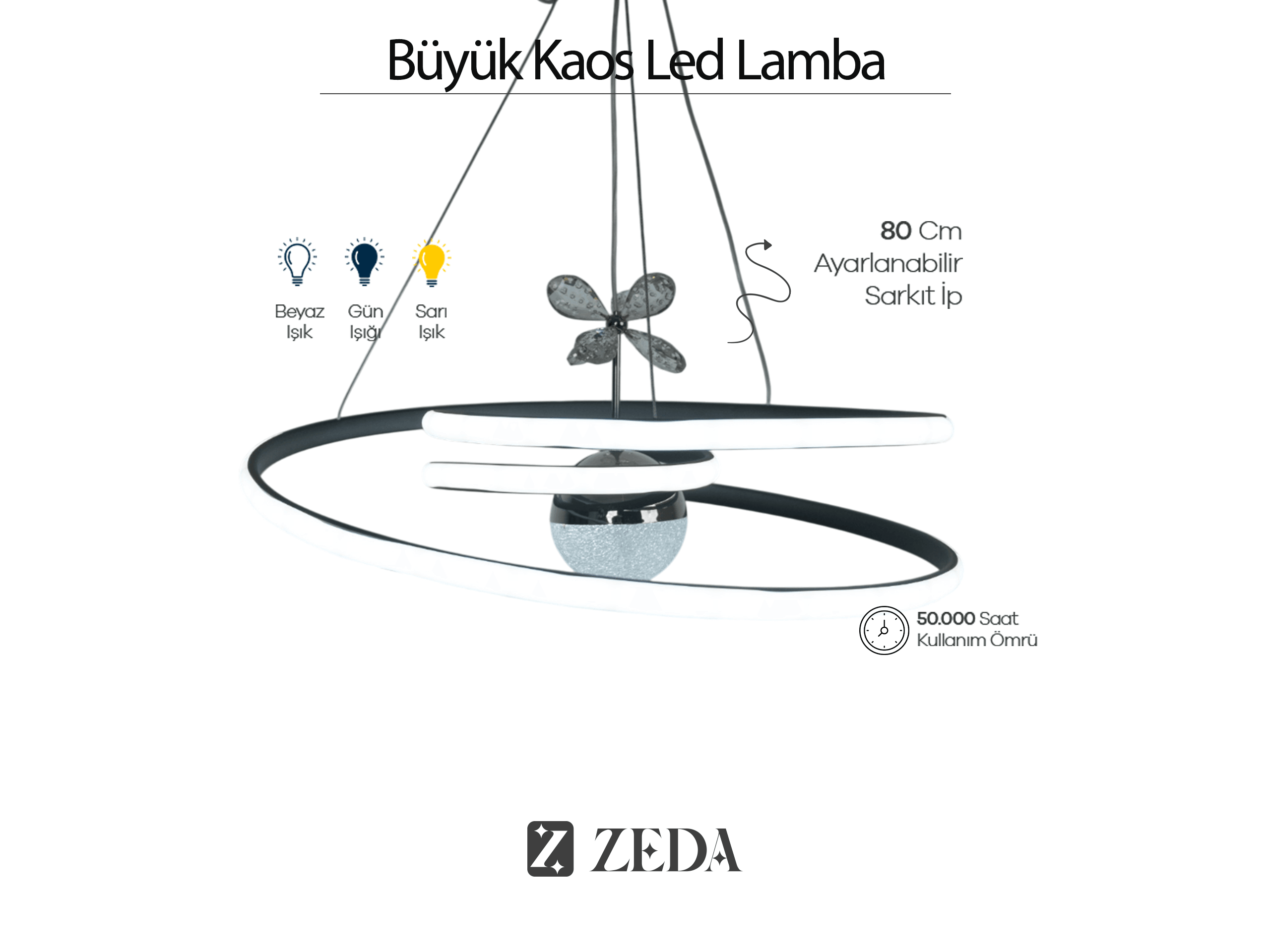 Büyük Kaos Led Lamba