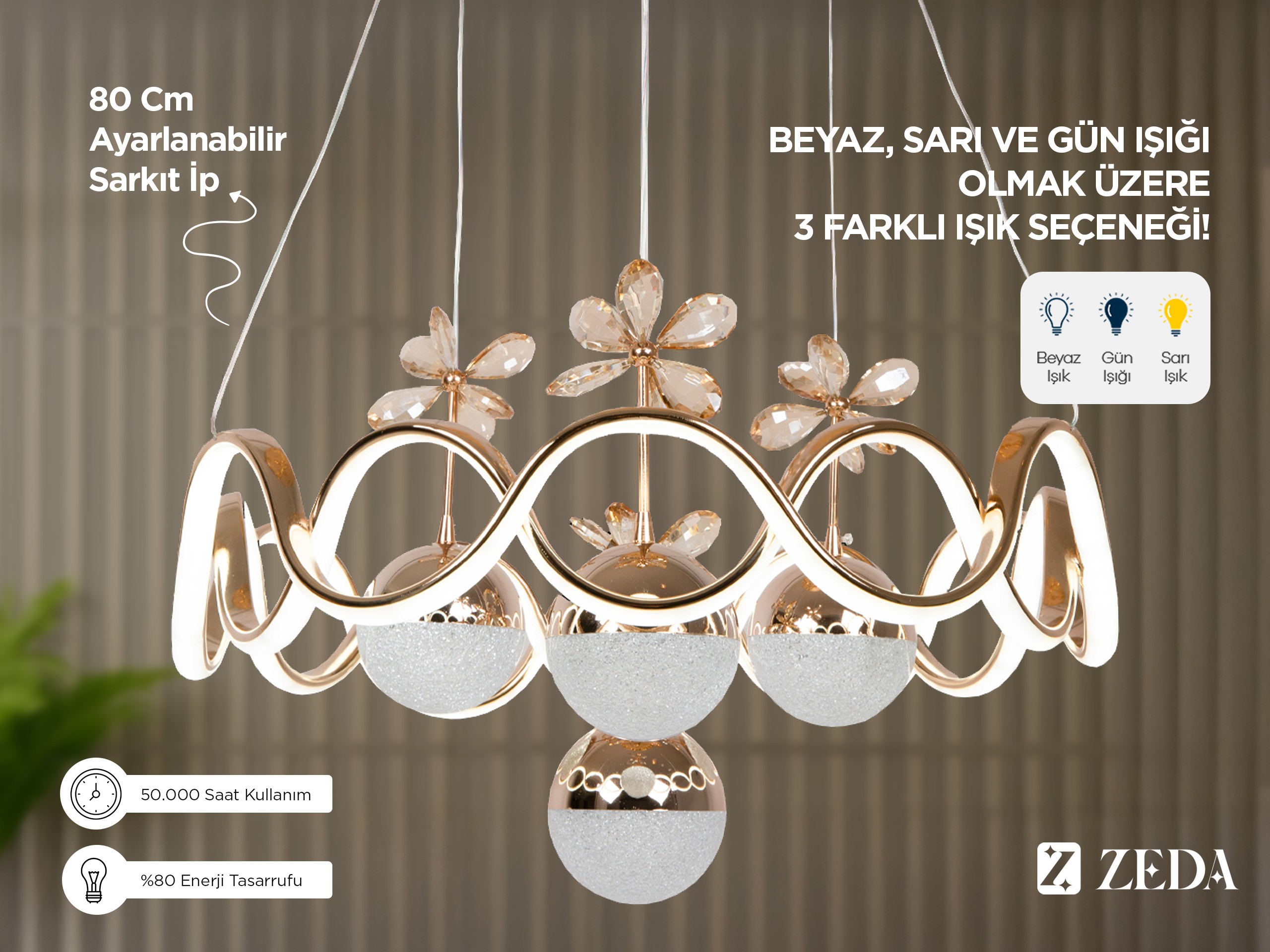 Sonsuzluk 4 Top Led Lamba