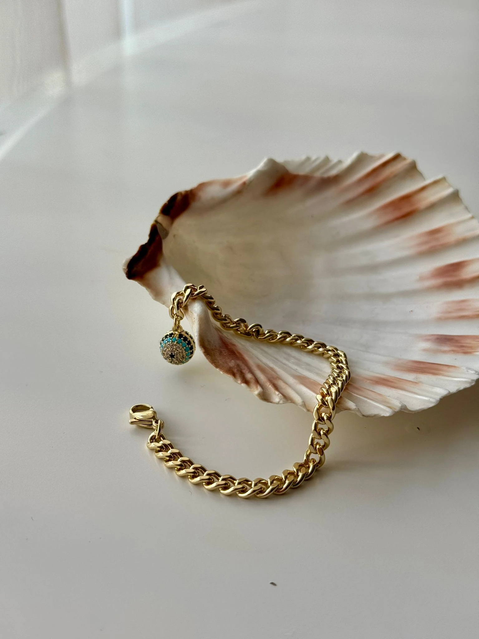 Nazarlı Çelik Bileklik 