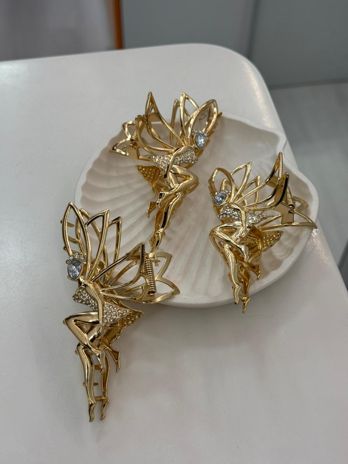 Peri Kızı Metal Kıskaç Toka