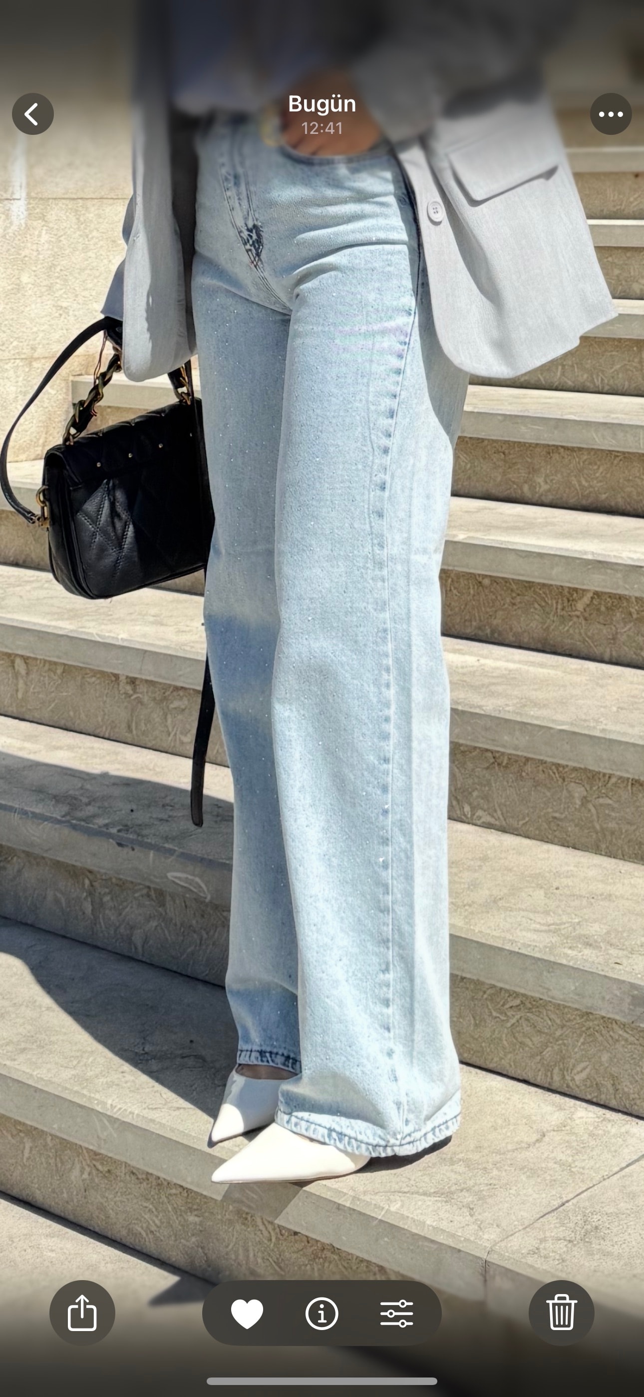 Taşlı Marka Jean