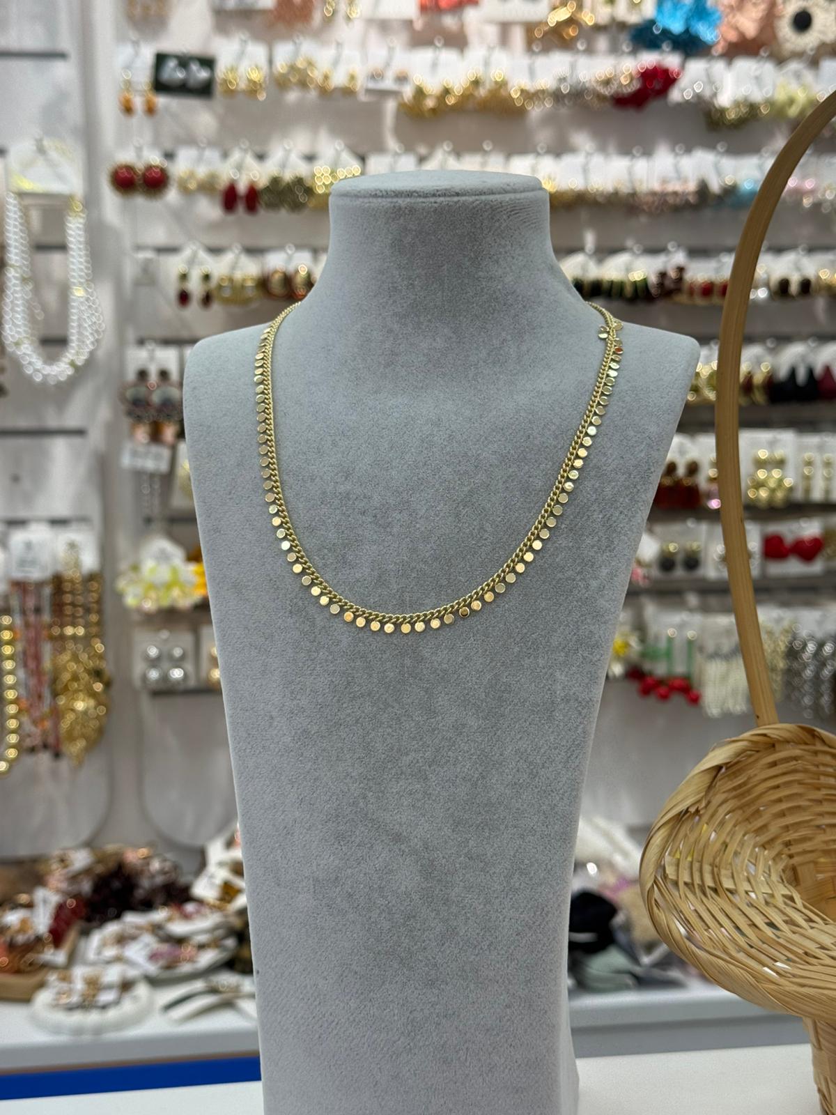 Sık Pullu Çelik Kolye