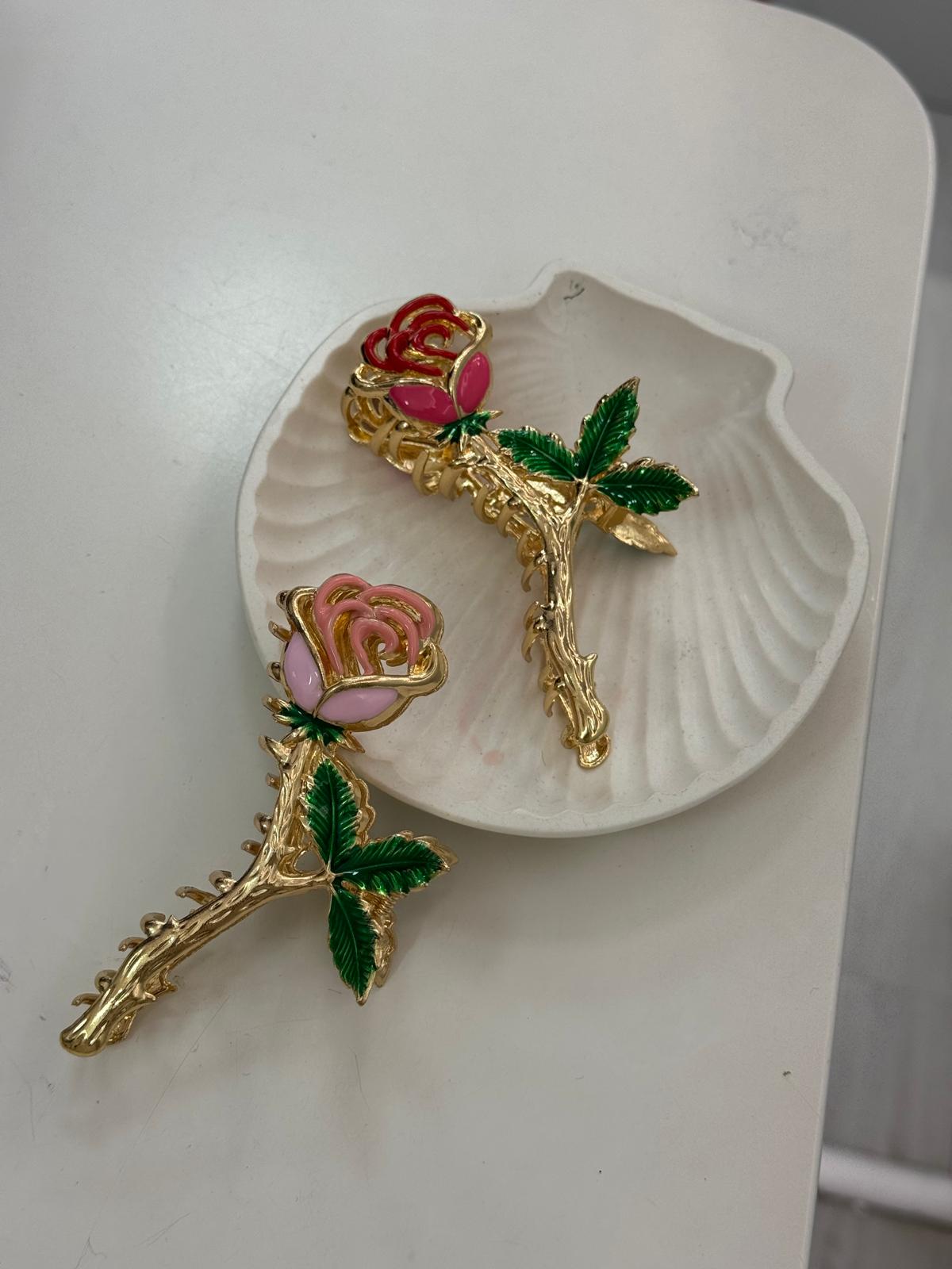 Güllü Metal Kıskaç Toka