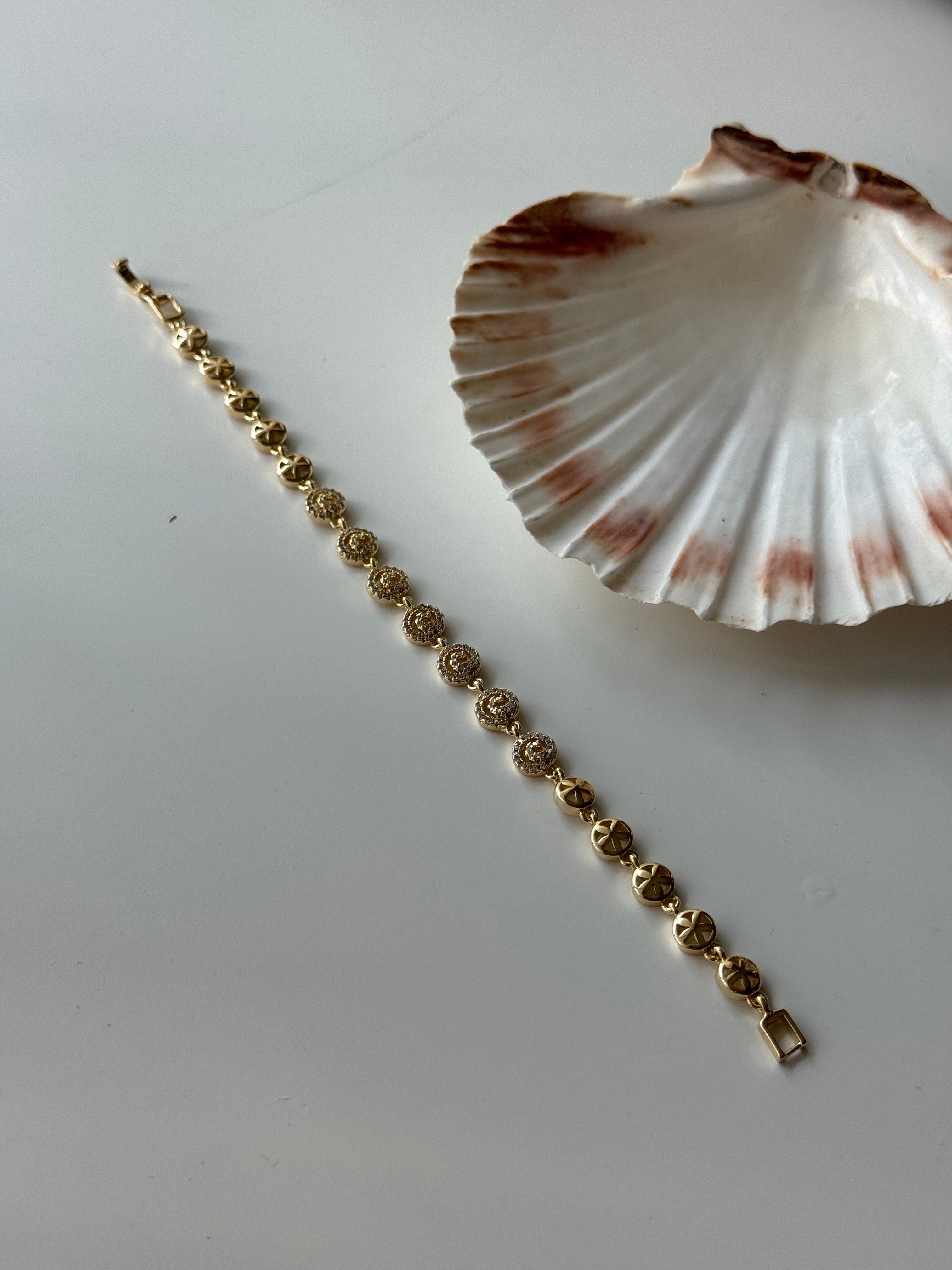 Çarkıfelek 14k bileklik 