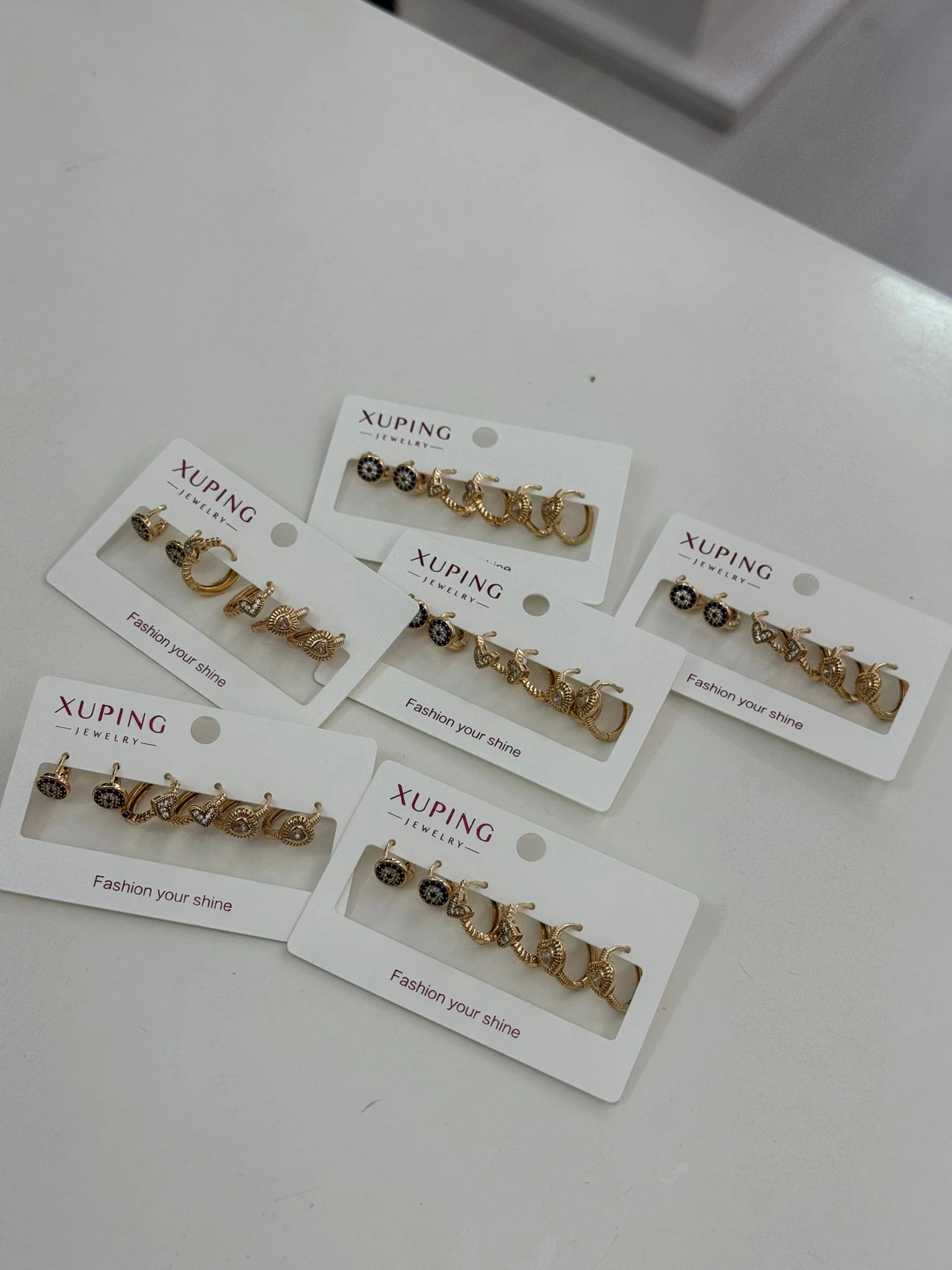 Nazarlı Çelik Küpe Seti 