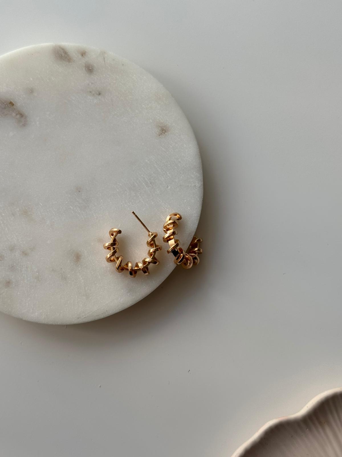 Çelik Sarmal Halka Küpe