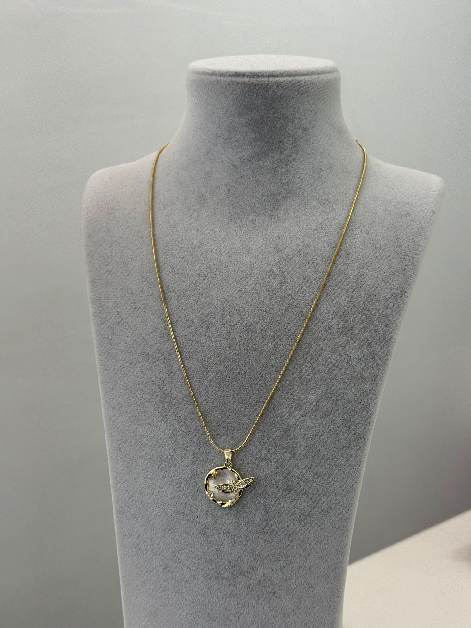 Çelik Yusufçuk Kolye