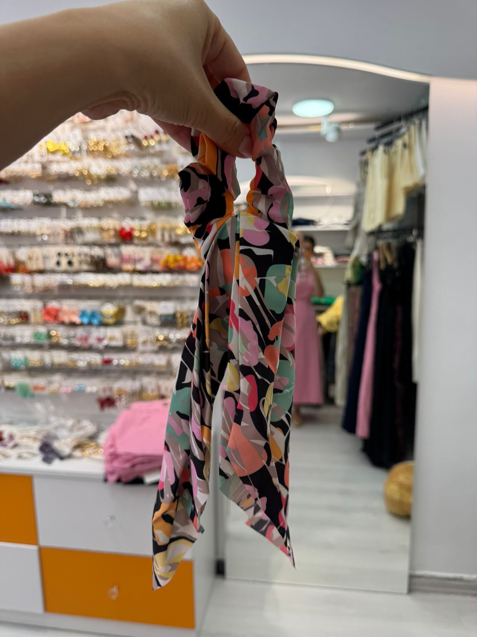 Fularlı Saç Tokası 