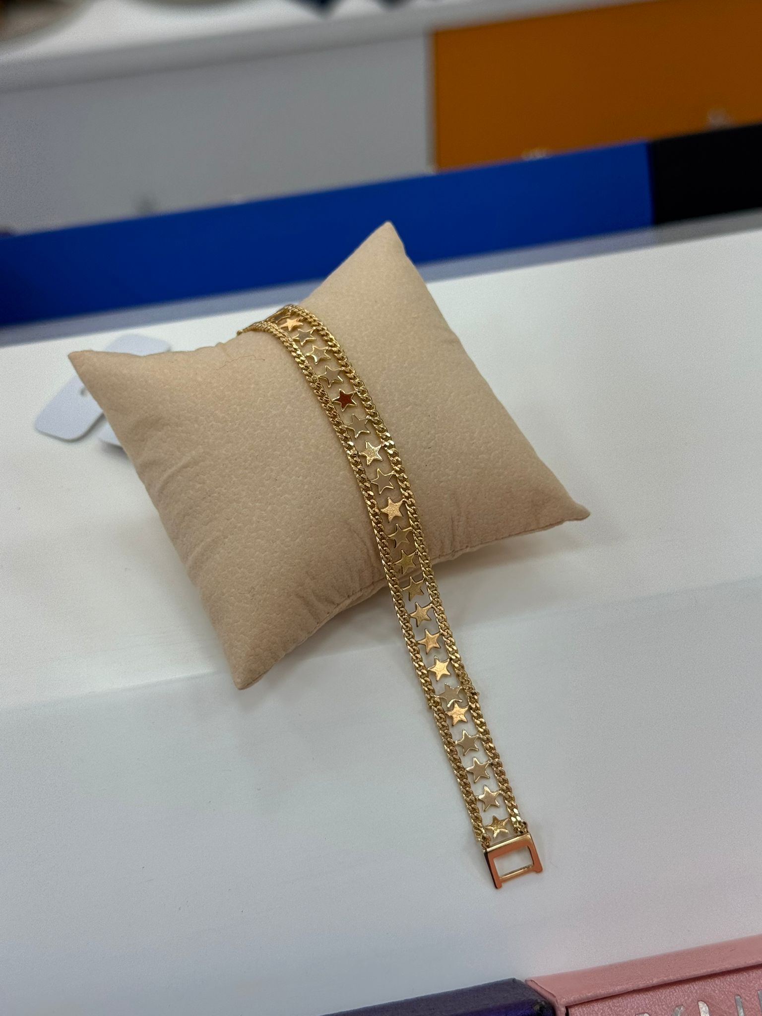 Yıldızlı Çelik Bileklik