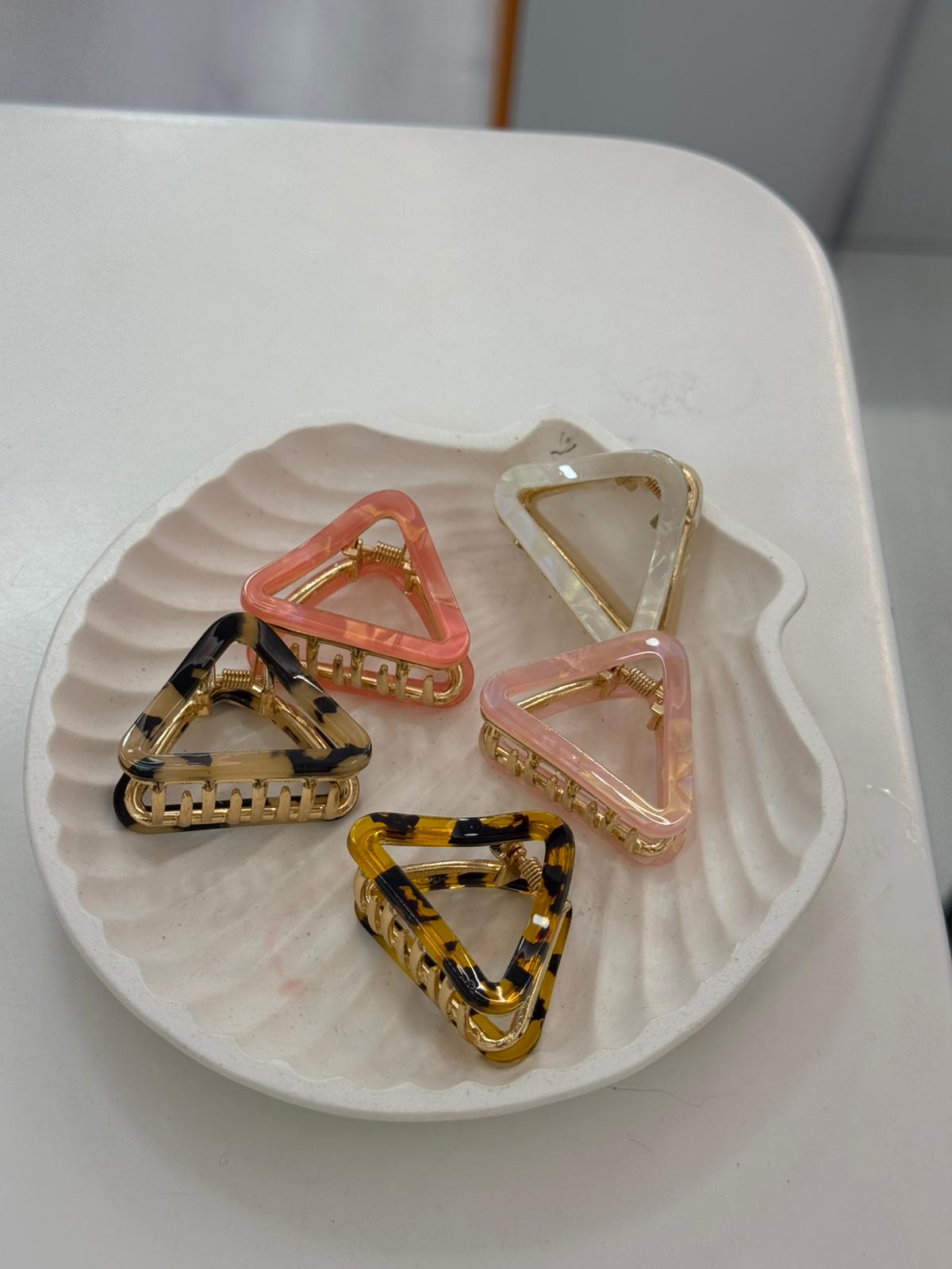 Kemik Kaplamalı Metal Kıskaç Toka