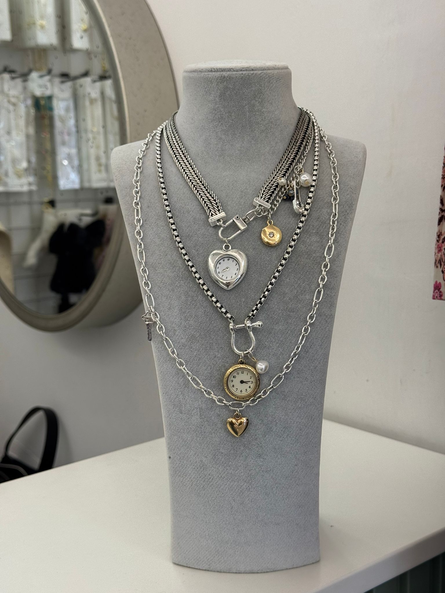 Saatli Kolye Kombini 