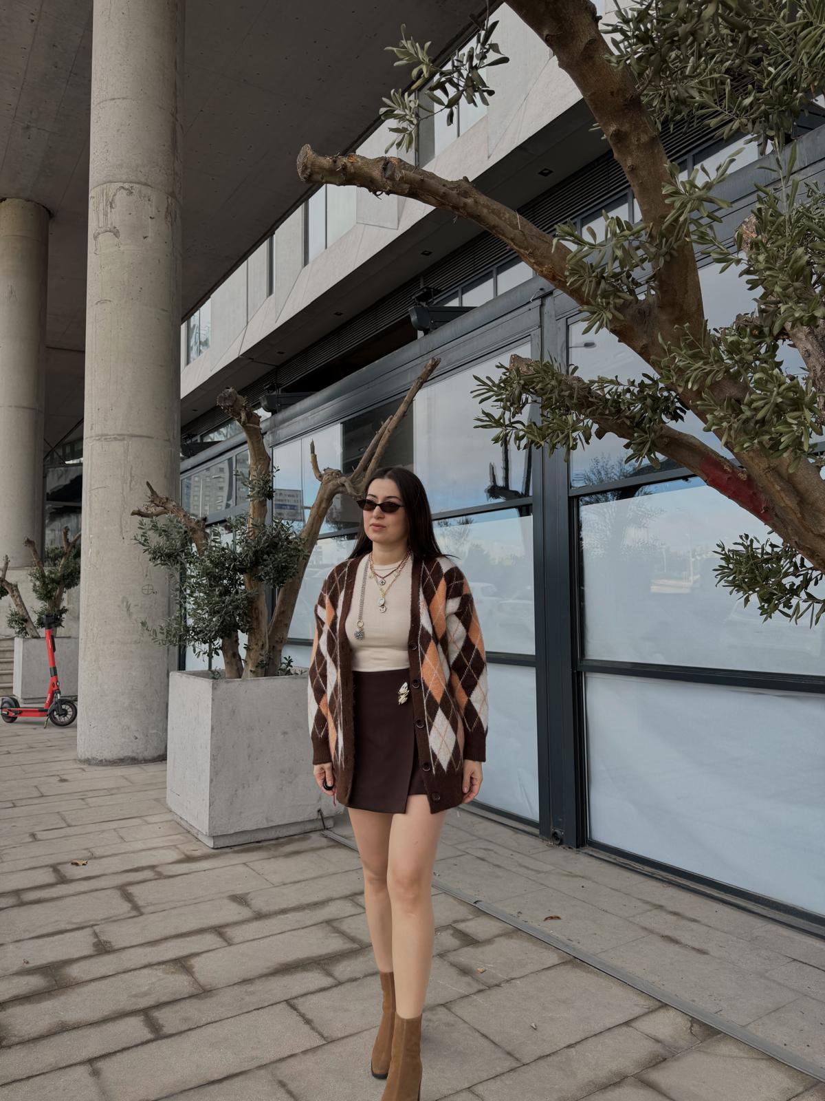 Baklava Desen Hırka