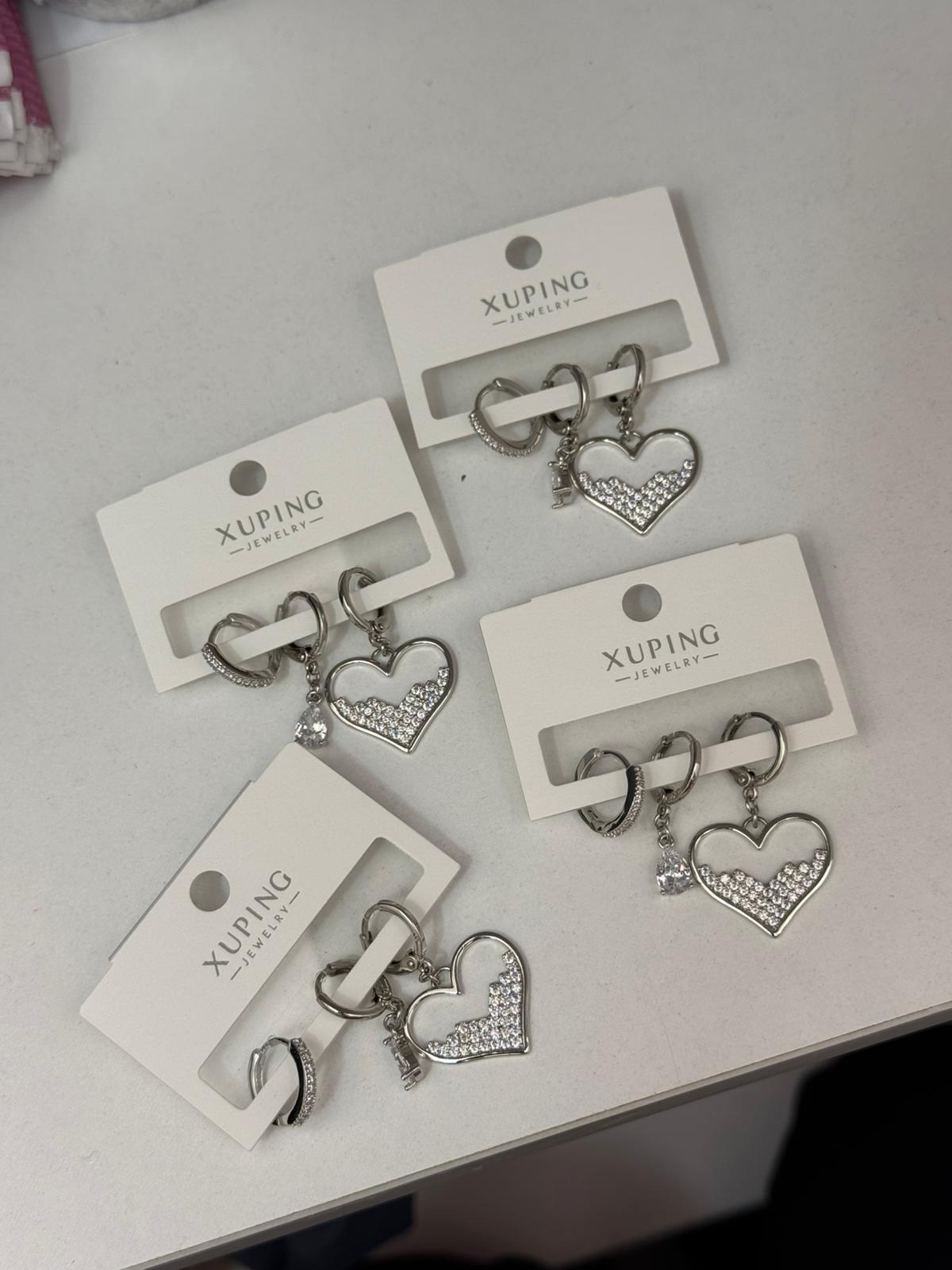 Kalpli Çelik Küpe Seti 