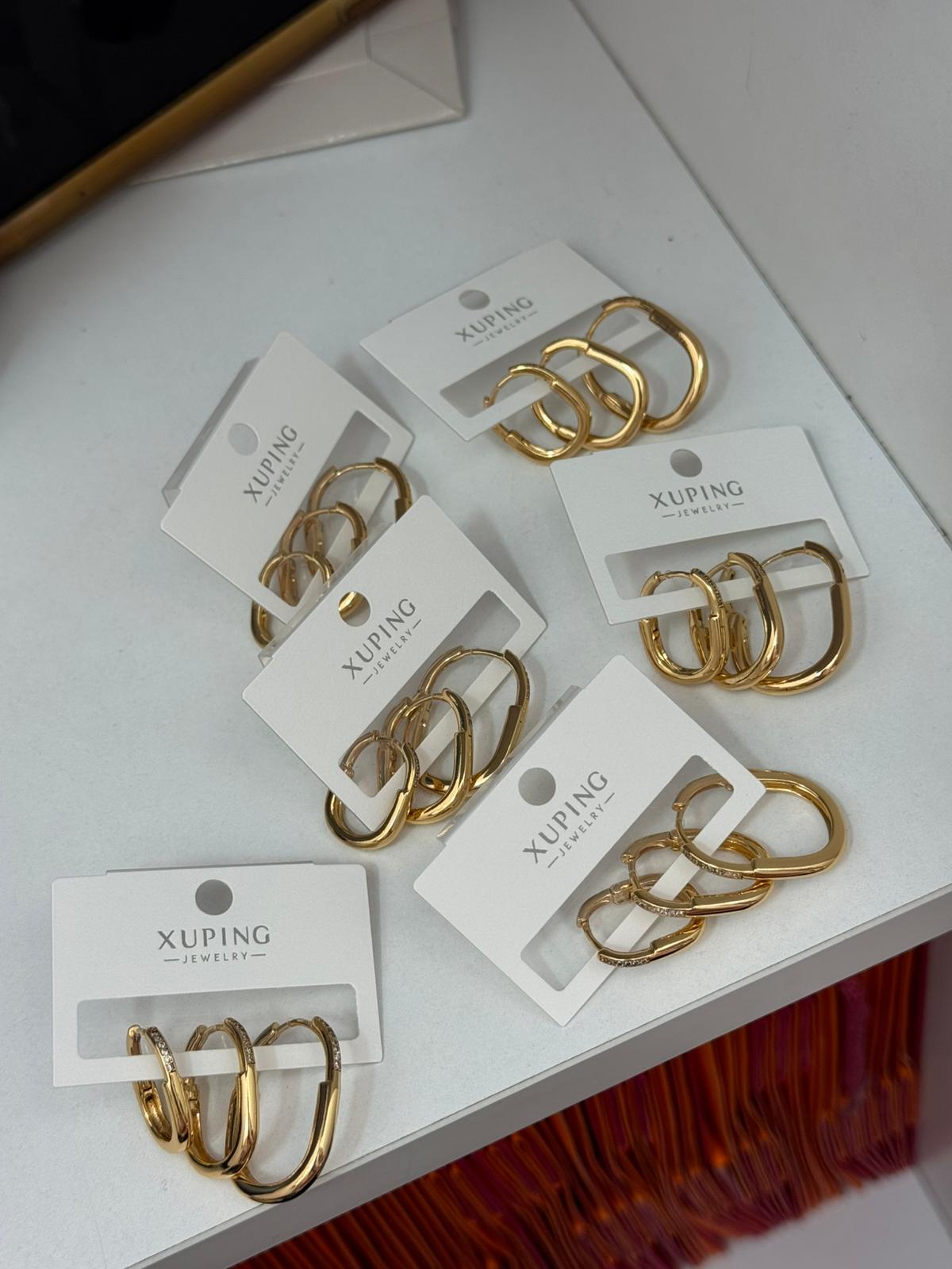 Halkalı Çelik Küpe Seti