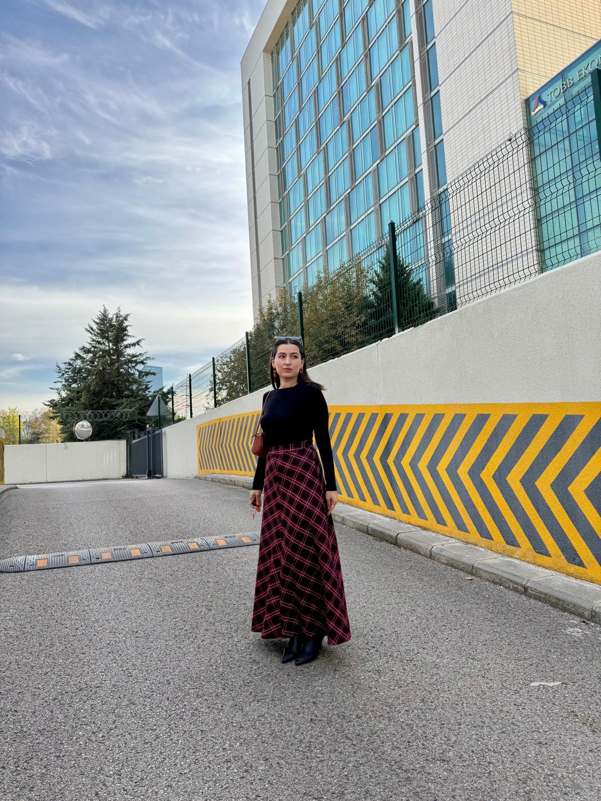 Ekoselli Kışlık Etek