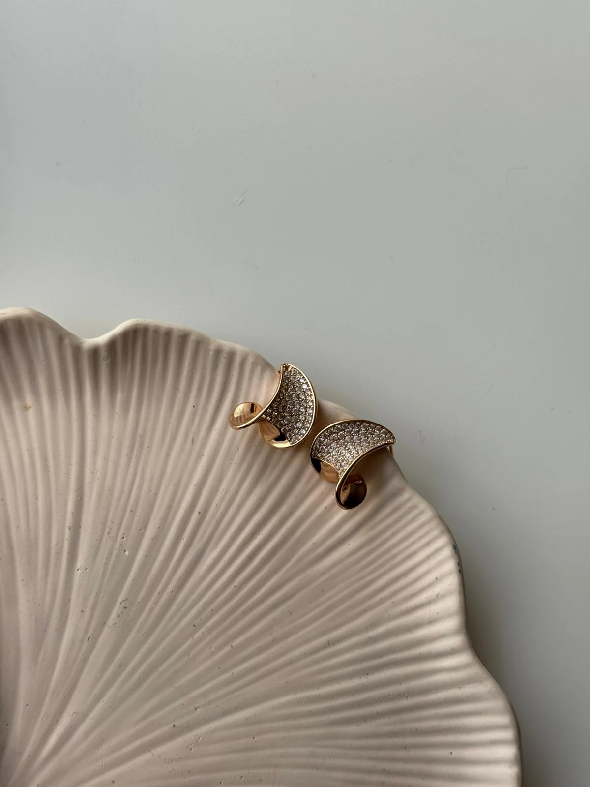 kıvrımlı Çelik Küpe