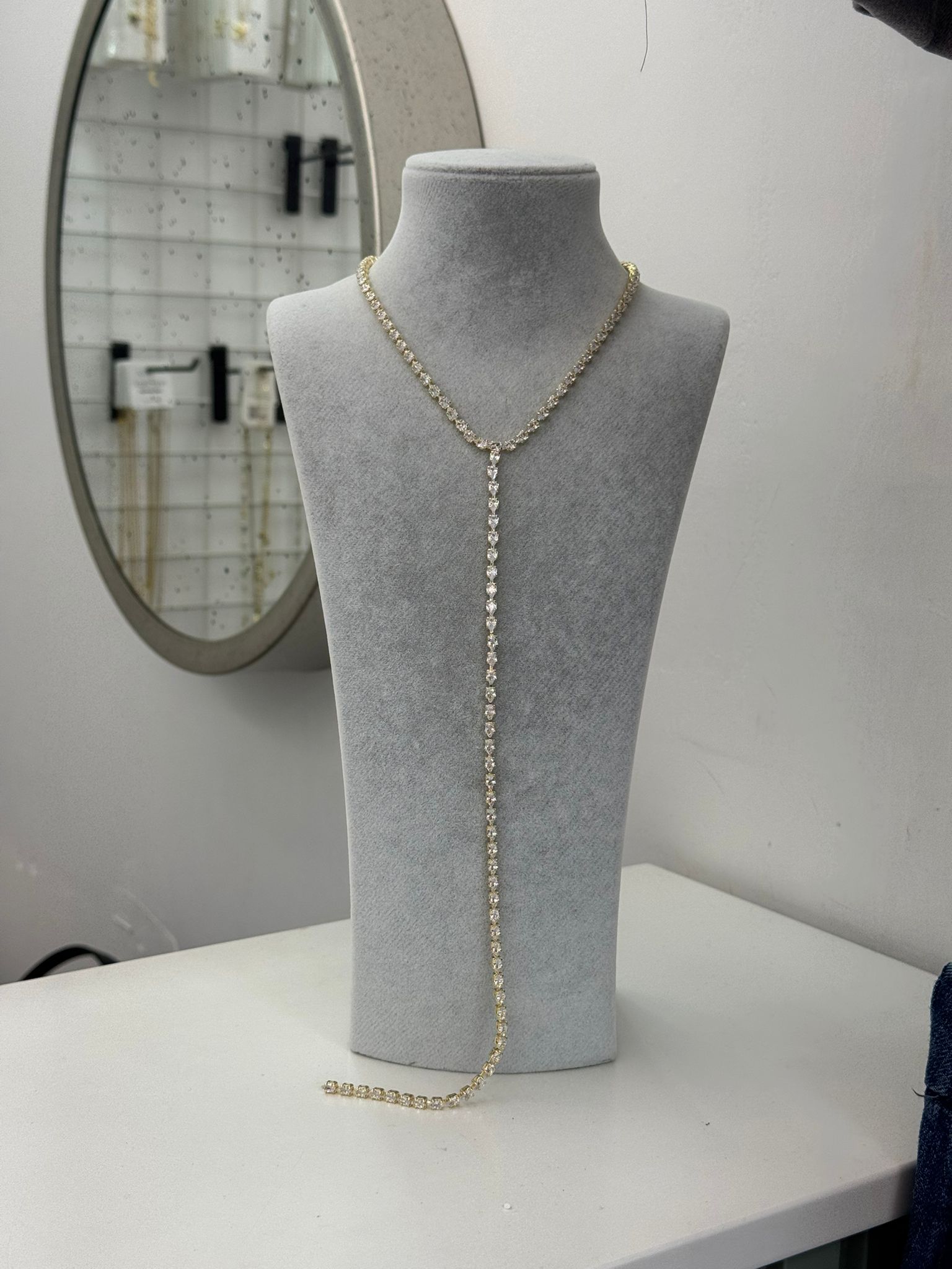 Taşlı Su yolu Y kolye