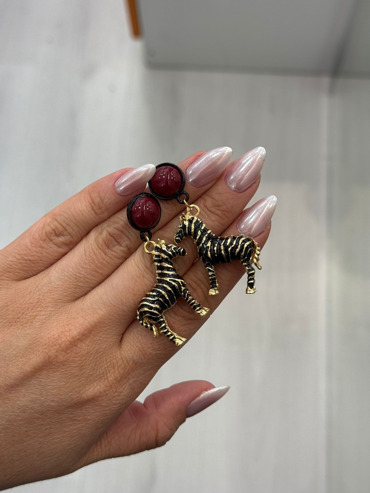 Marka zebra Küpe
