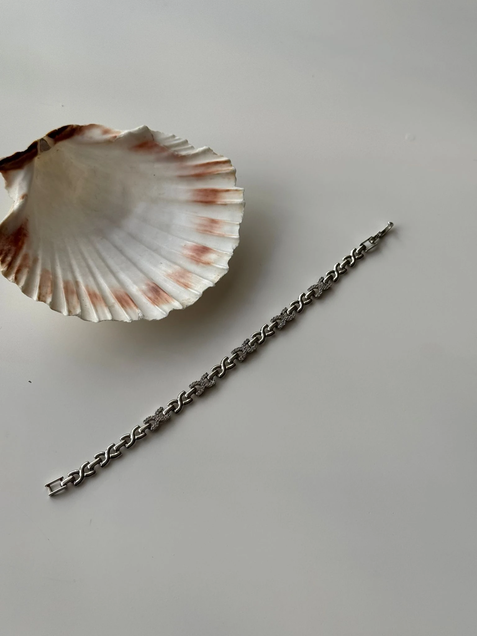 Zikzaklı Çelik Bileklik 