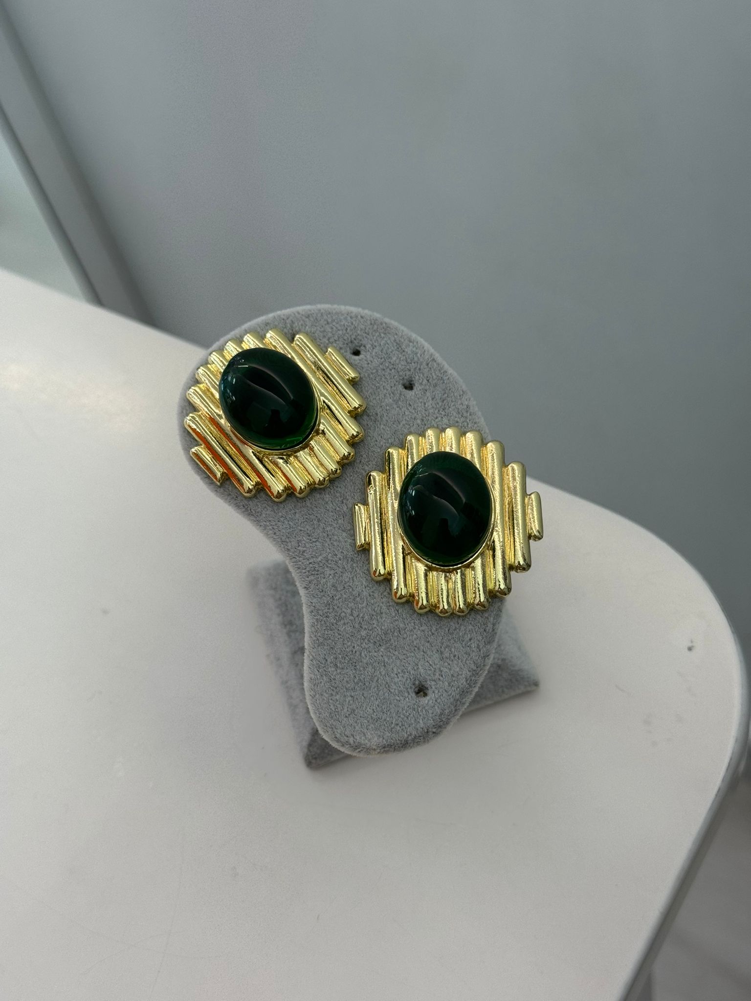 Yeşil Reçine Marka Küpe