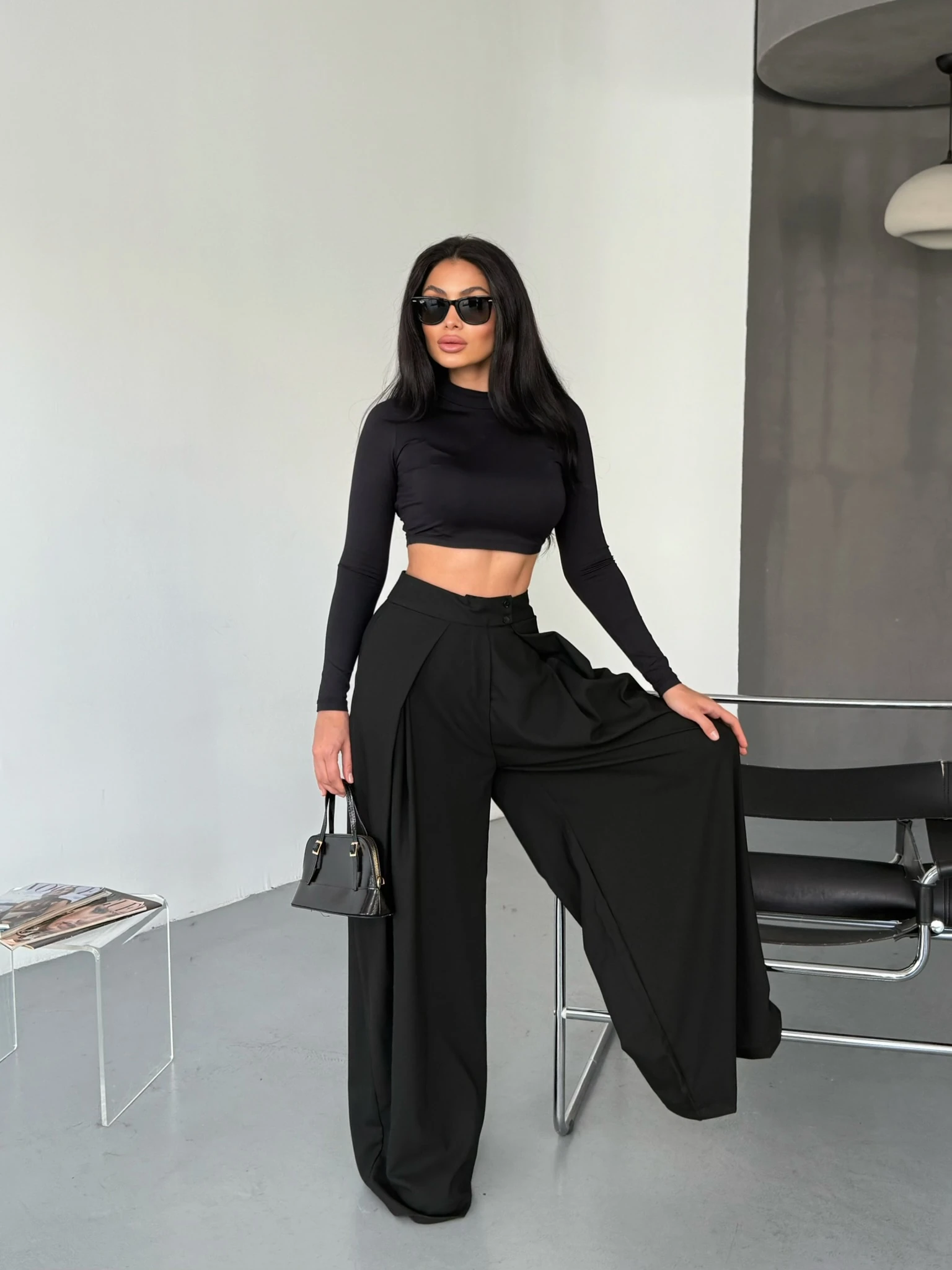 GENİŞ PİLELİ PANTOLON