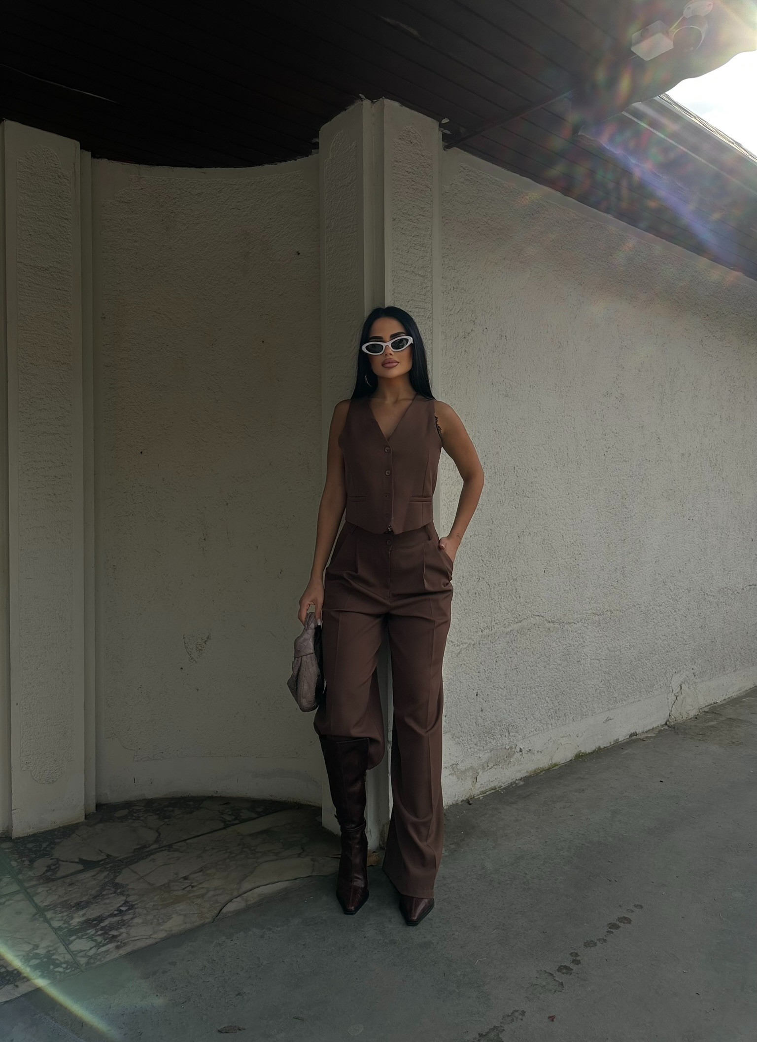 ZERO SLEEVE VEST SUIT