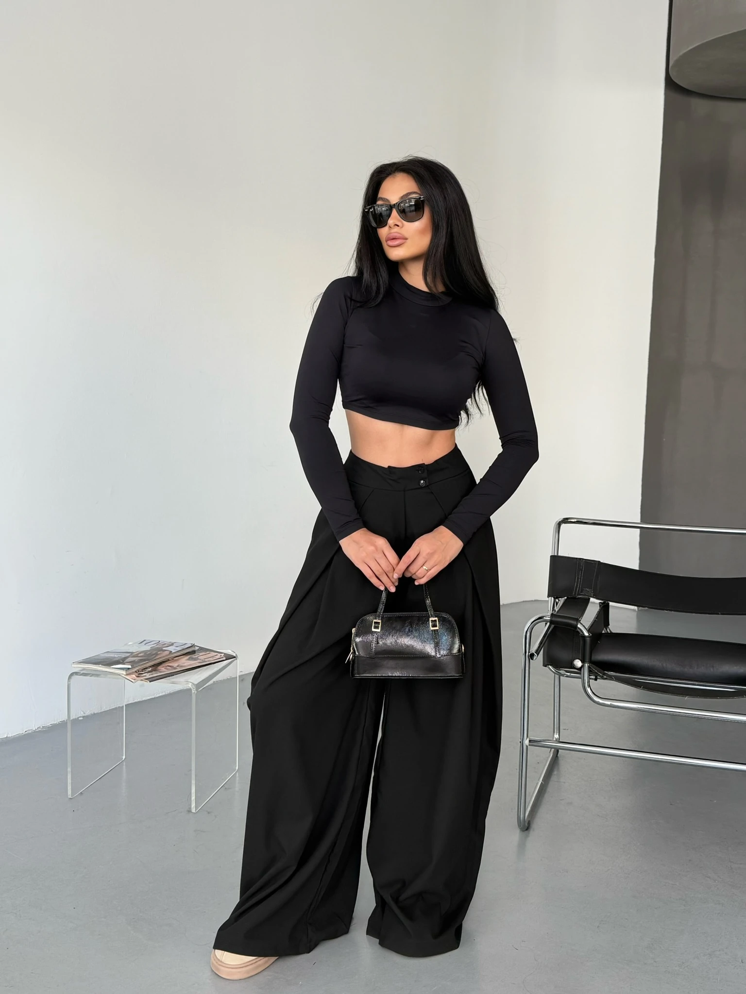 GENİŞ PİLELİ PANTOLON