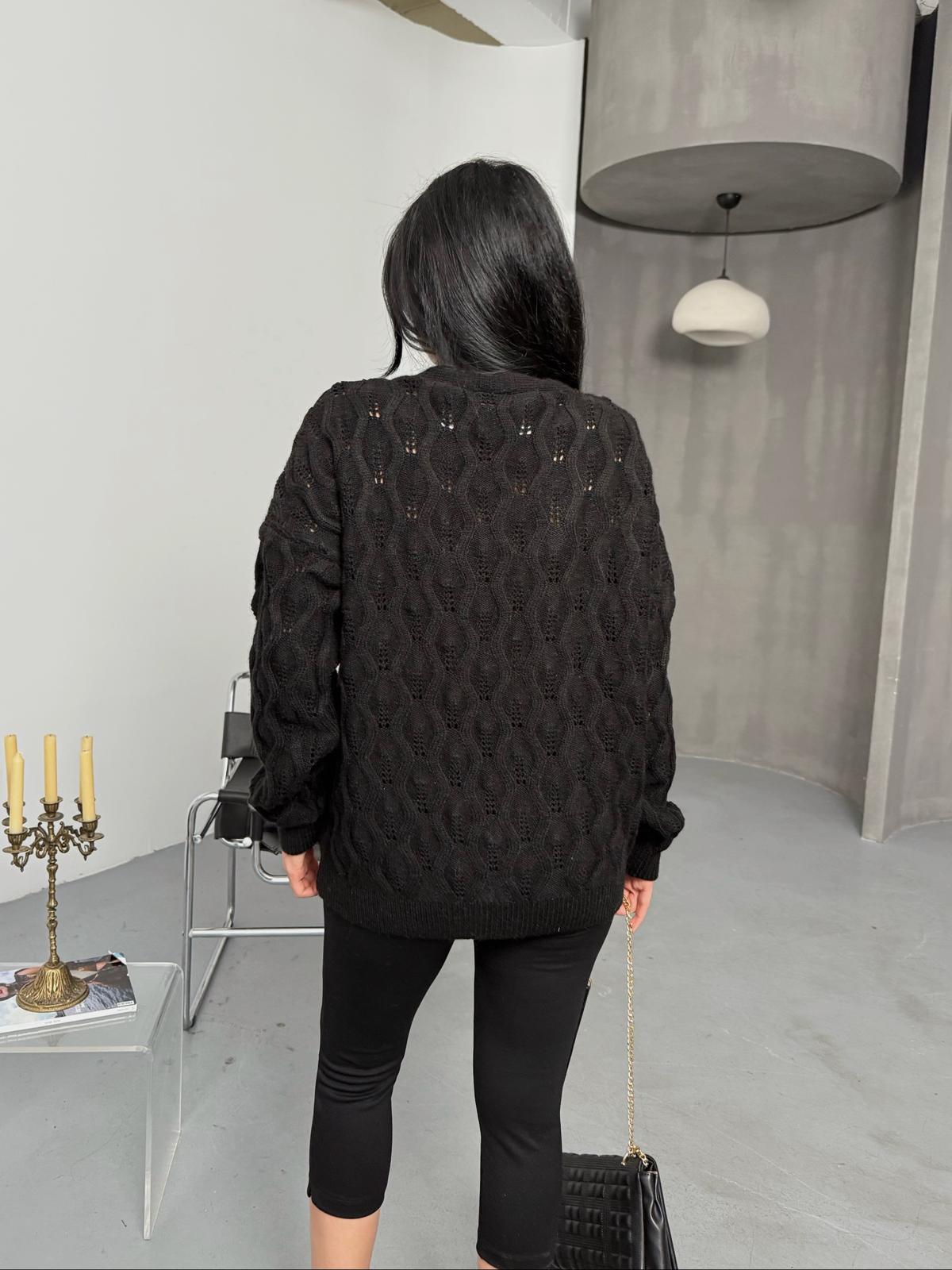 ÖNDEN BAĞLAMALI KISA TRİKO HIRKA