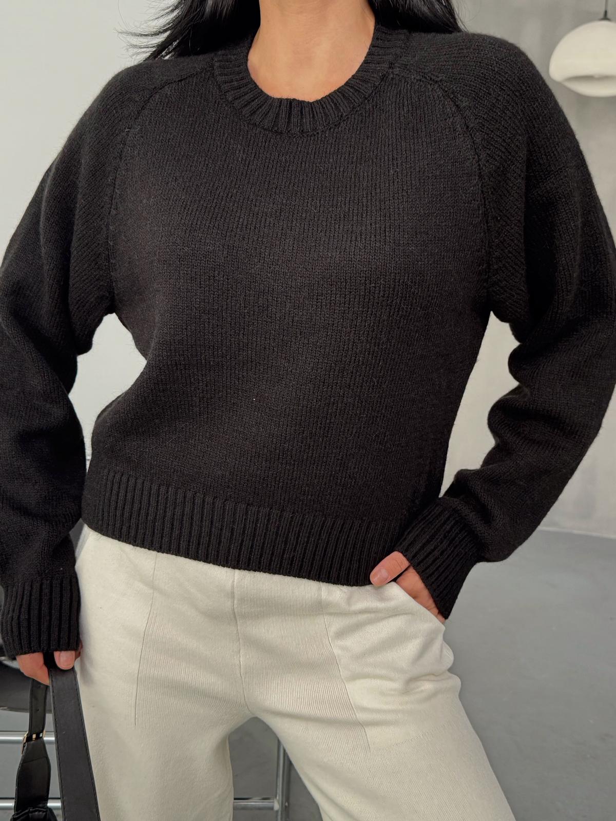 CREW NECK LONG SLEEVE KNITWEAR SWEATER