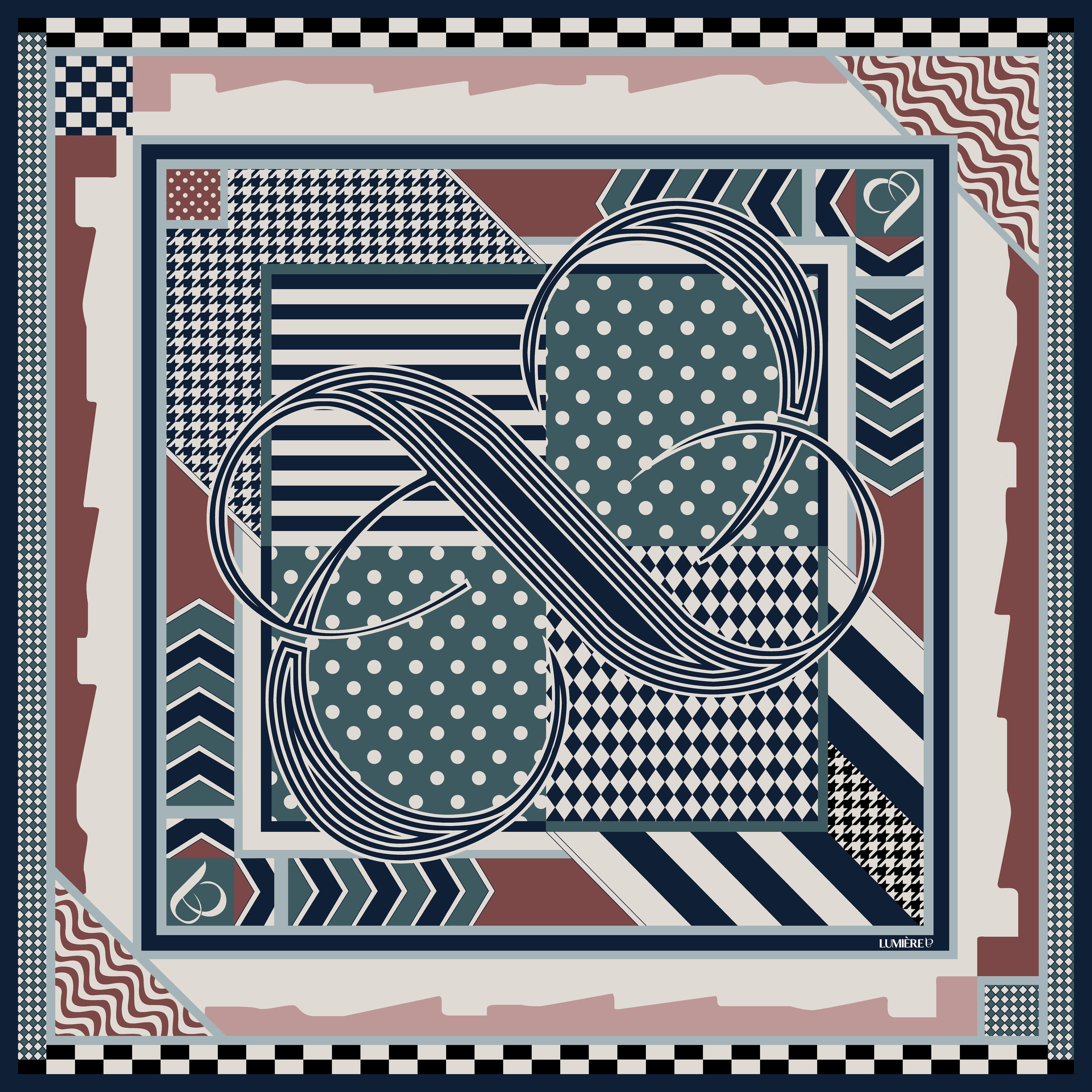 Infini - Lacıvert & Mint