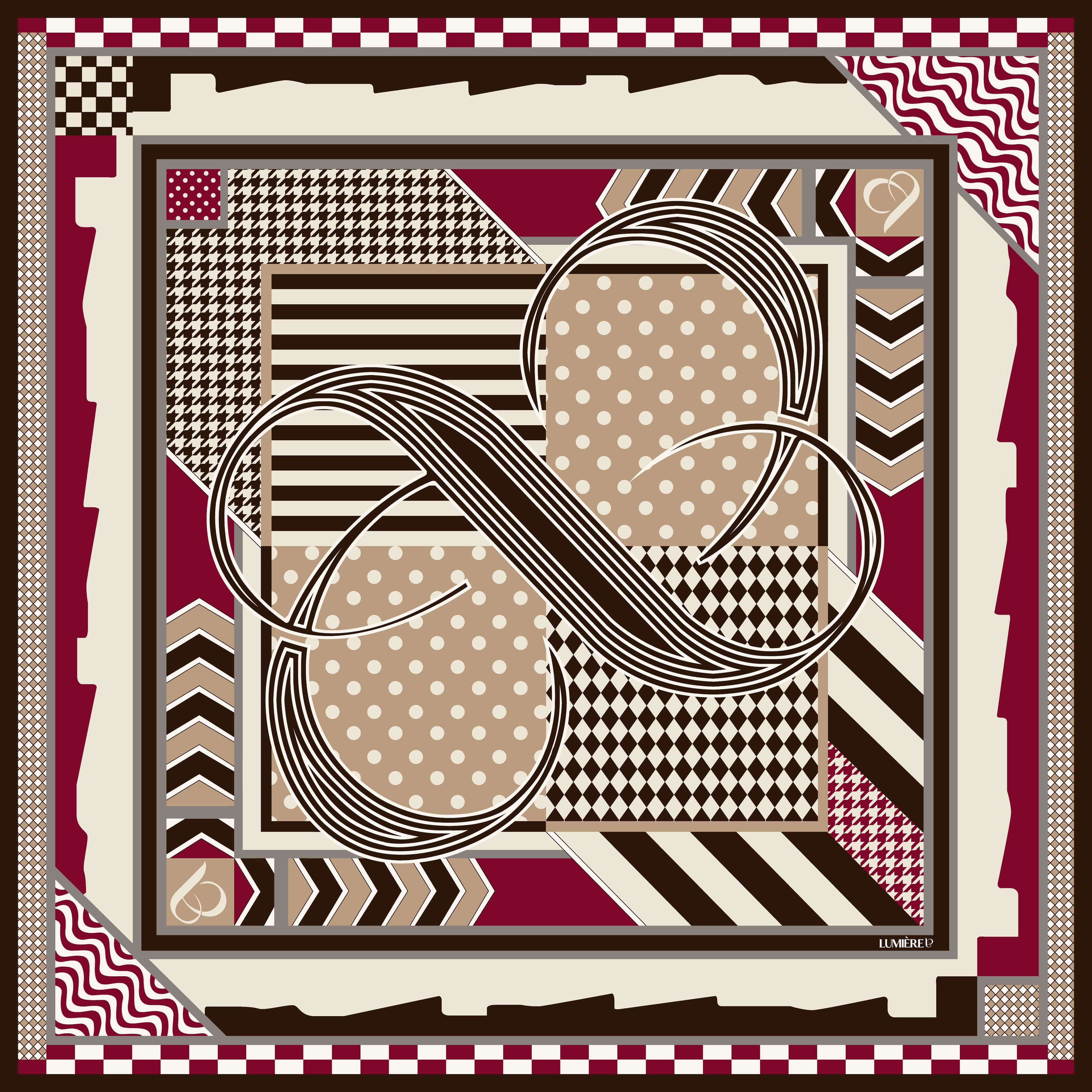 Infini - Kahve & Bordo