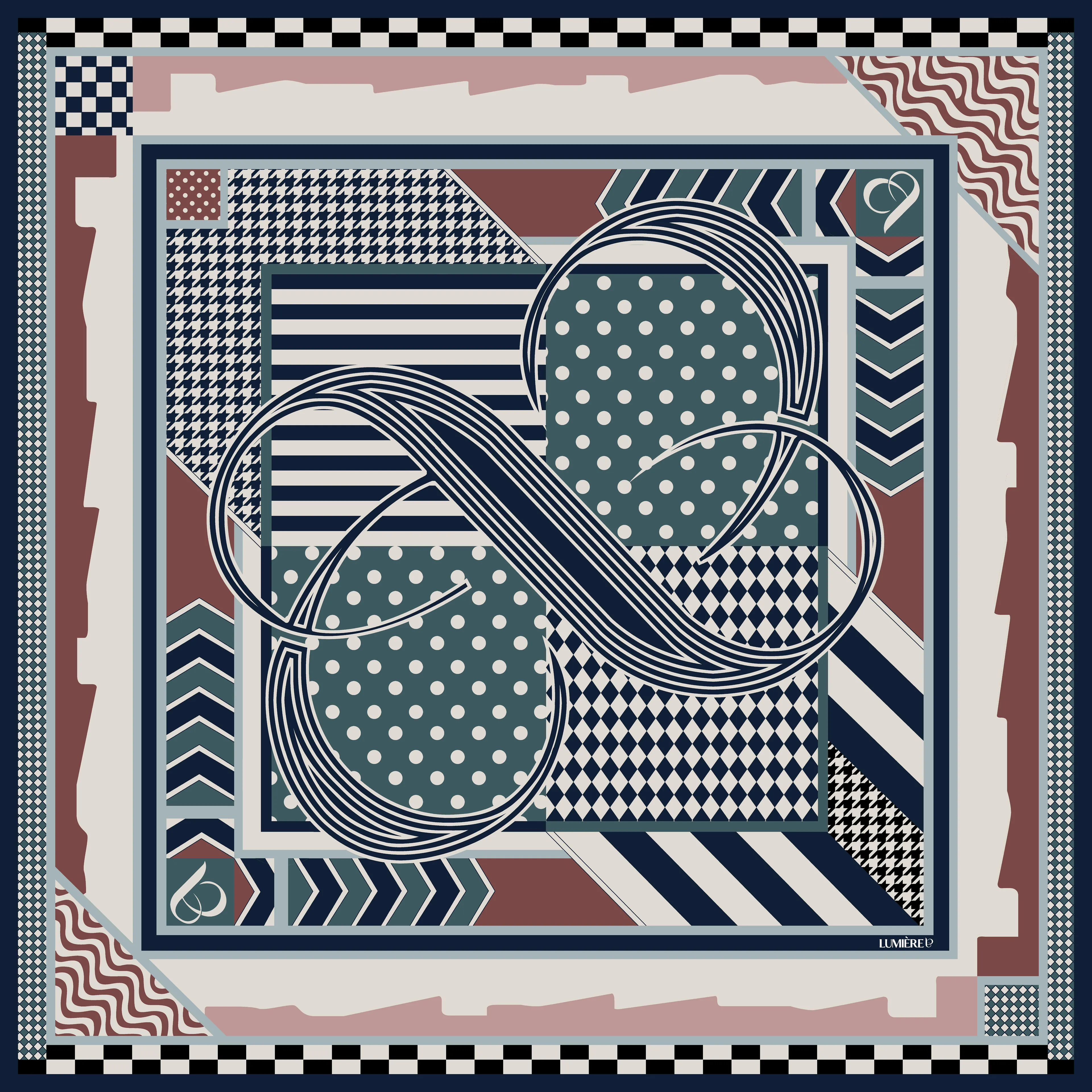 Infini - Lacivert & Mint