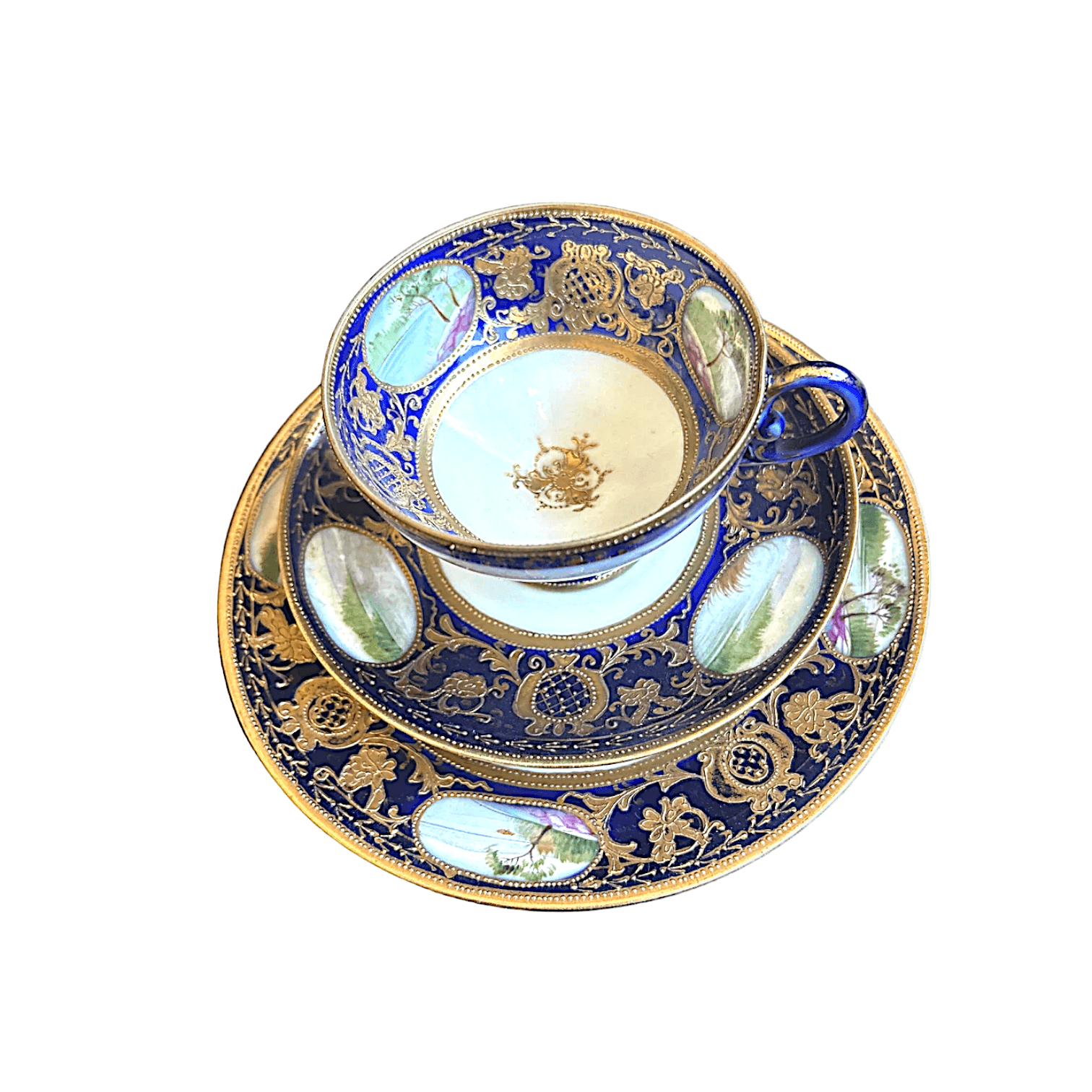 Noritake Porselen 3'lü Çay Fincan Seti