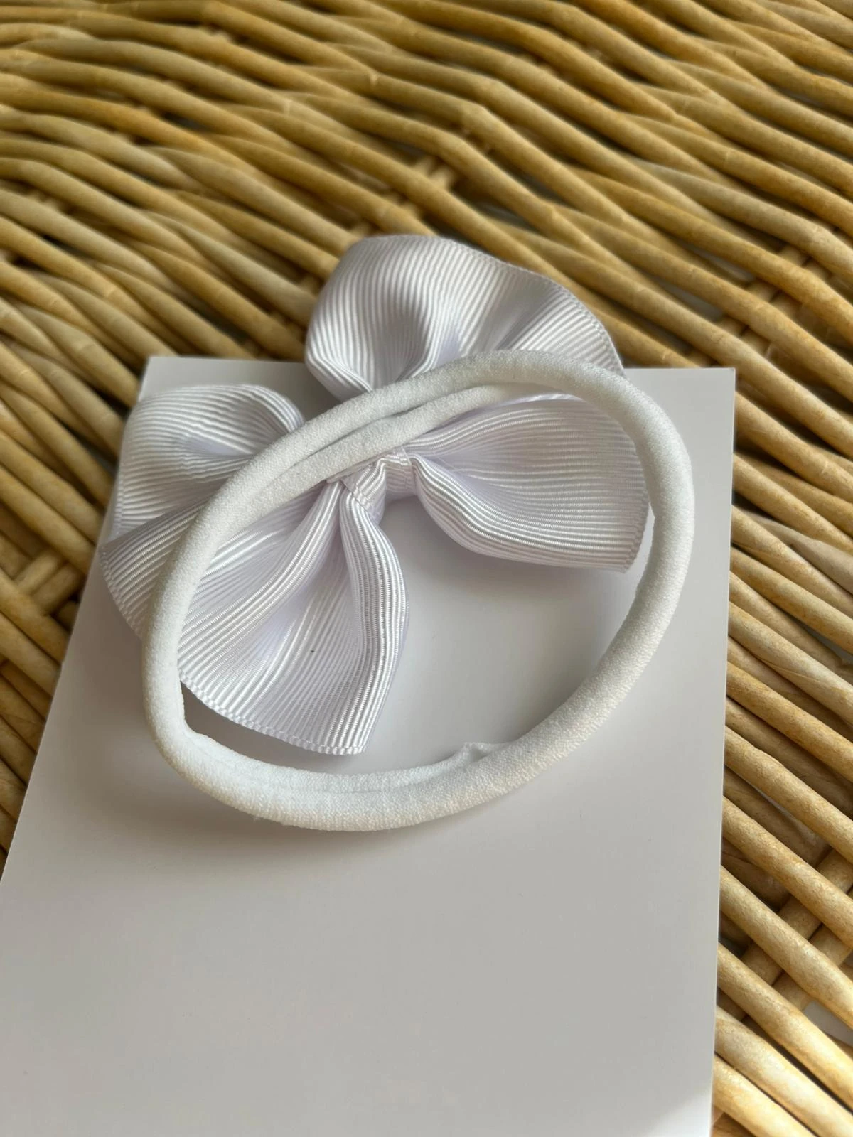 Kurdele Bandana - Beyaz