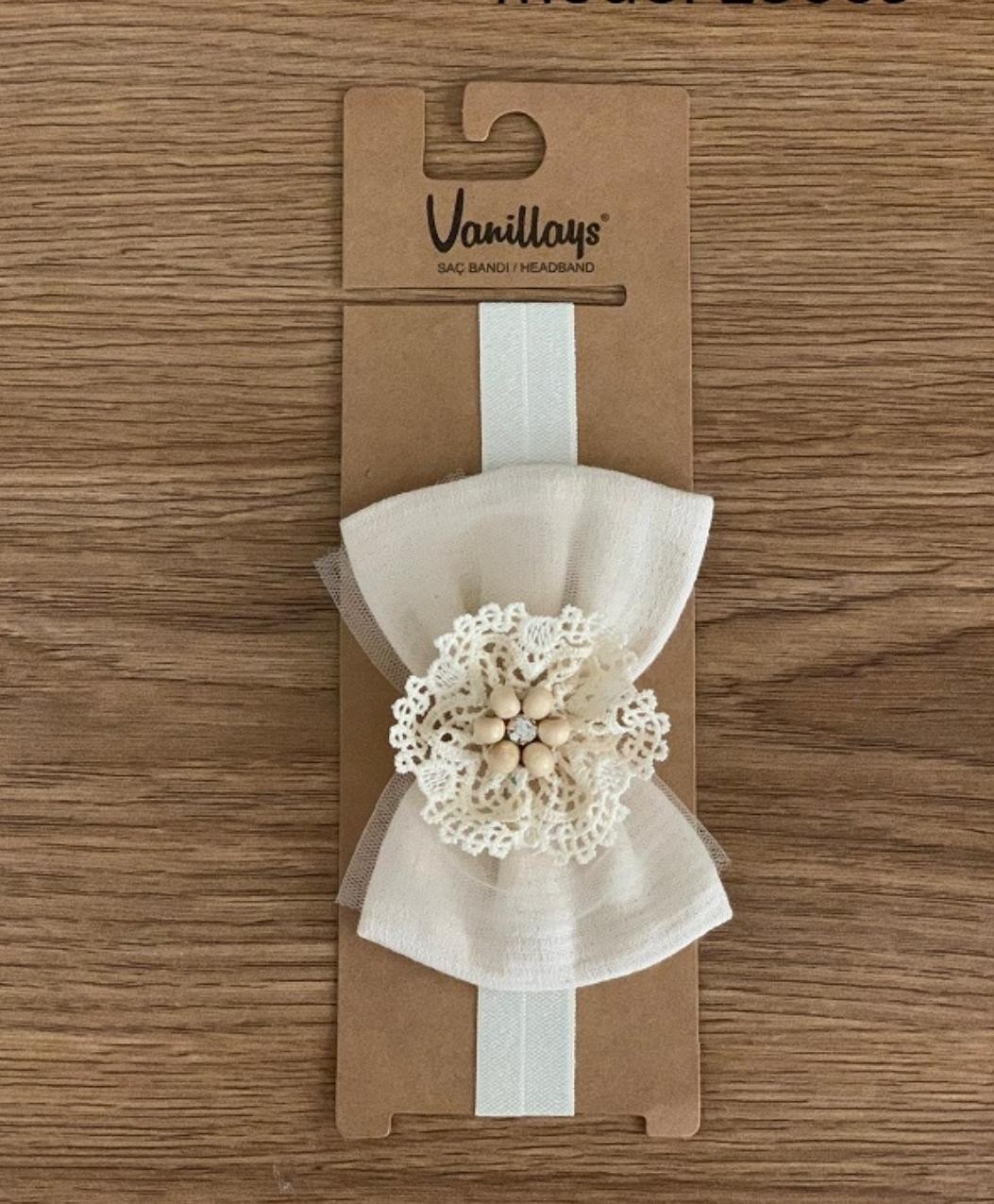 Dantel Detaylı Fiyonk Bandana