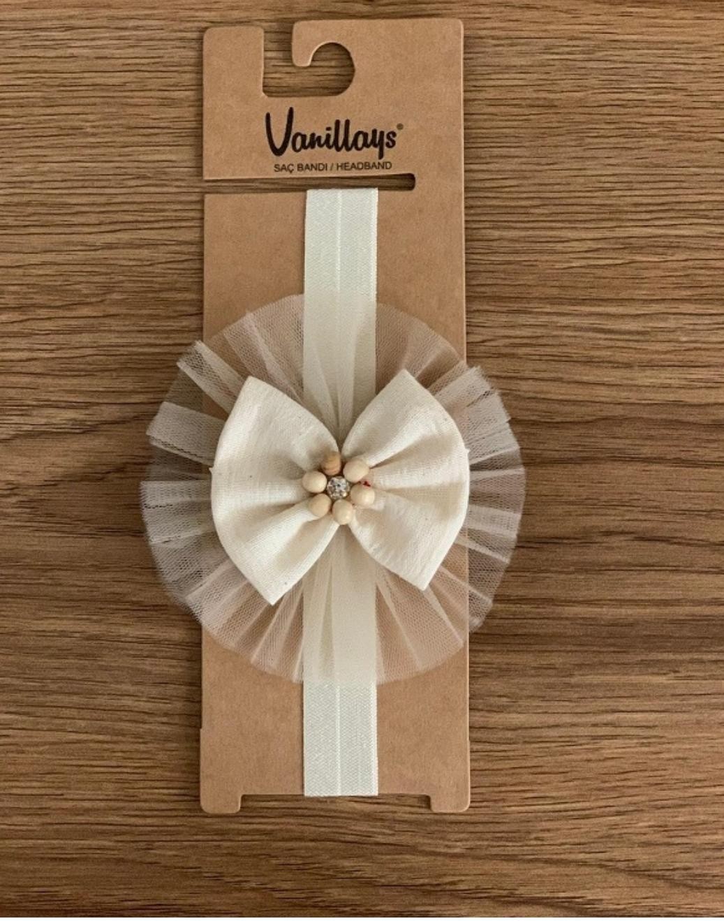 Fiyonklu Tül Detaylı Bandana 