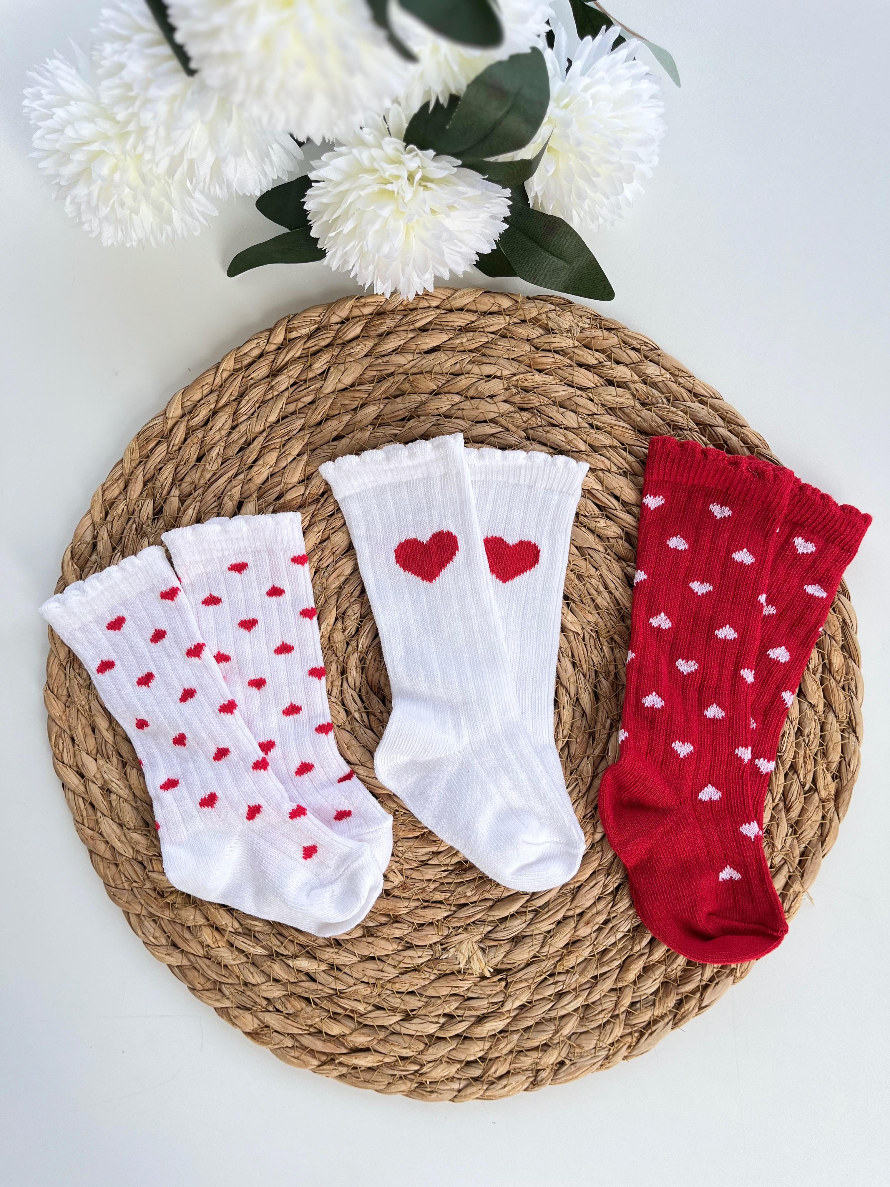 Kalpli 3'lü Dizaltı Çorap