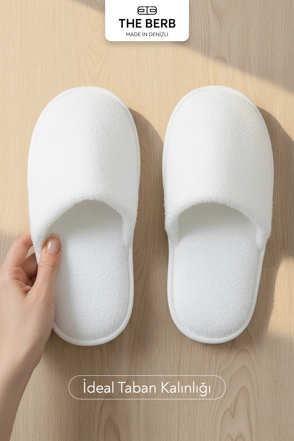 10 Çift | Welsoft Tek Kullanımlık Premium Otel&Spa Terliği | Kaydırmaz Tabanlı | Beyaz