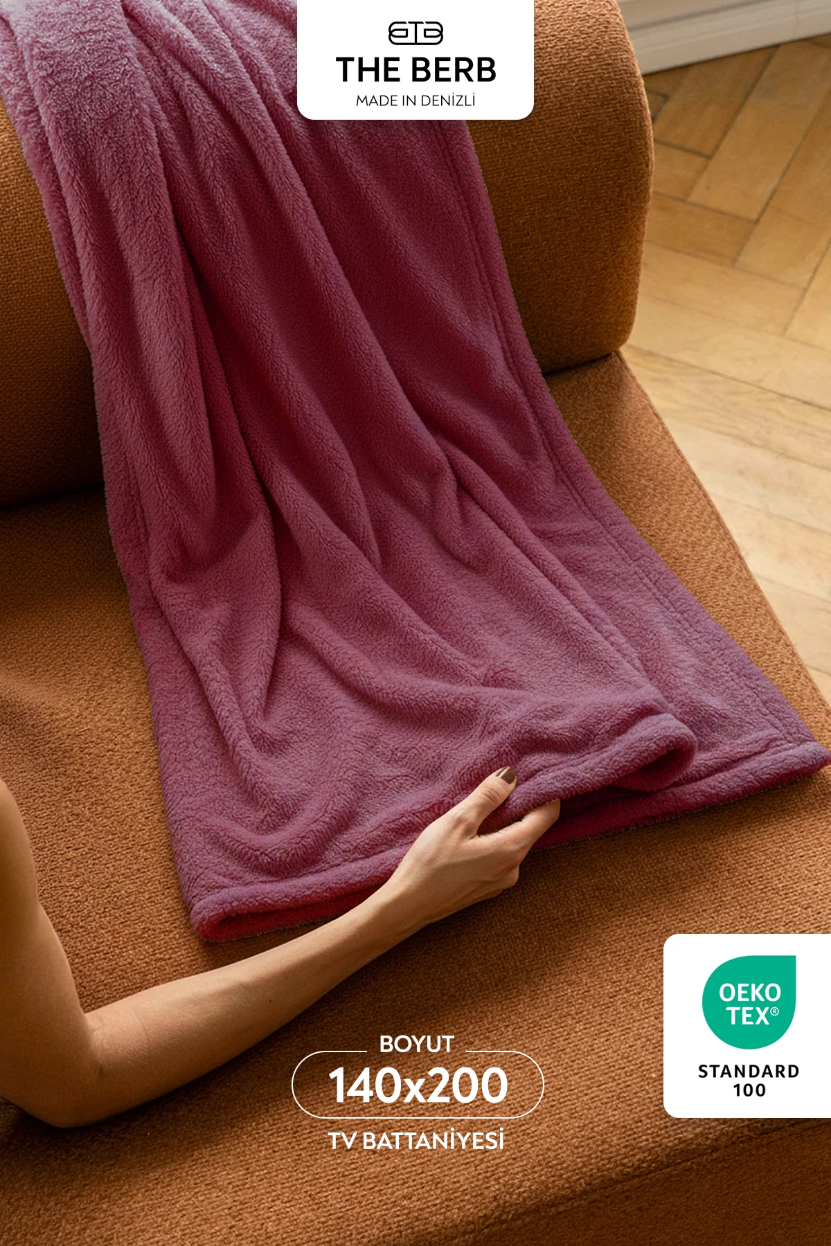 | Welsoft Tv Battaniyesi | 140X200 cm | Ultra Yumuşak | 6 Farklı Renk Seçeneği - Mürdüm
