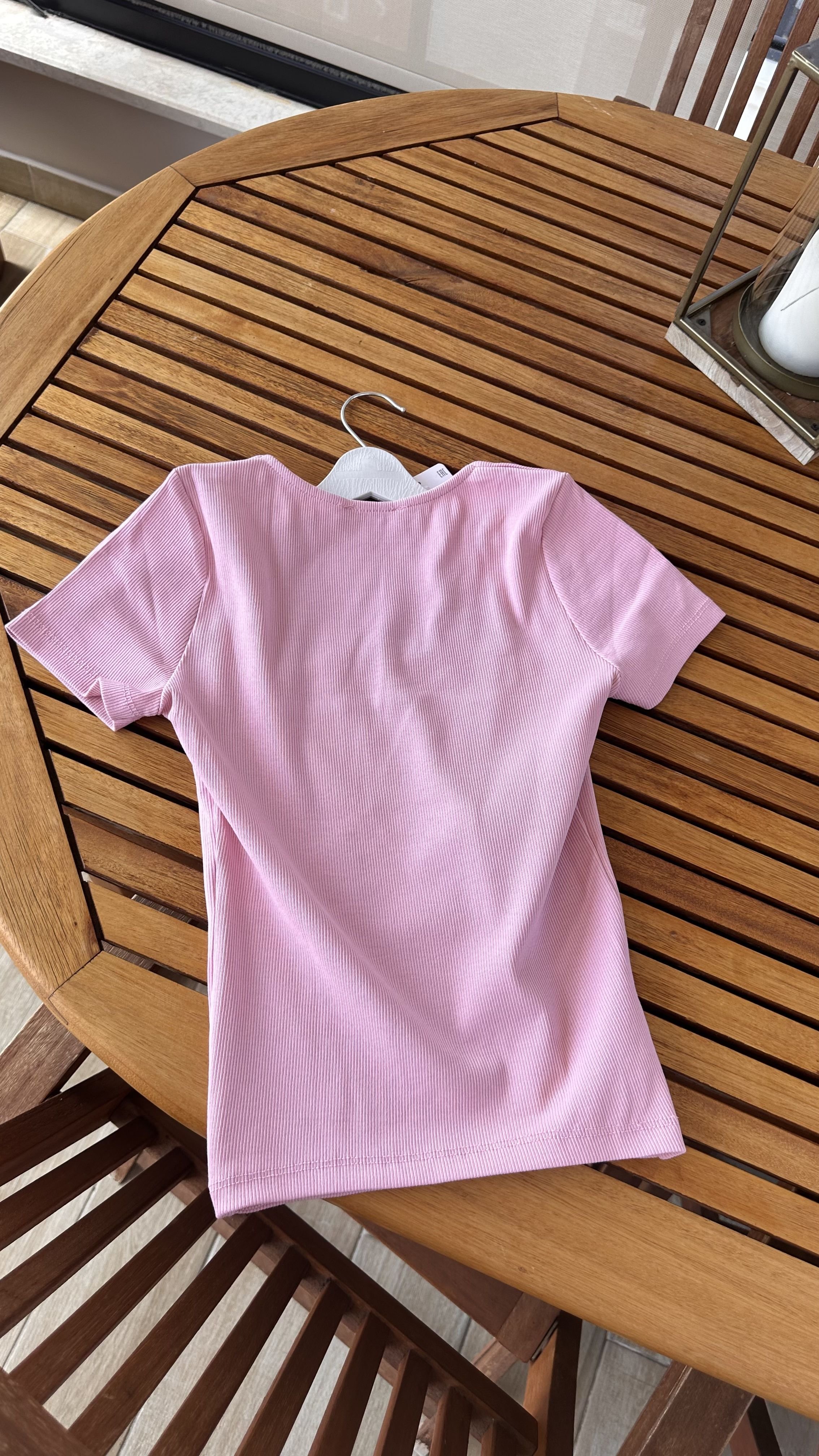 Rose Kare Yaka Pembe Badi