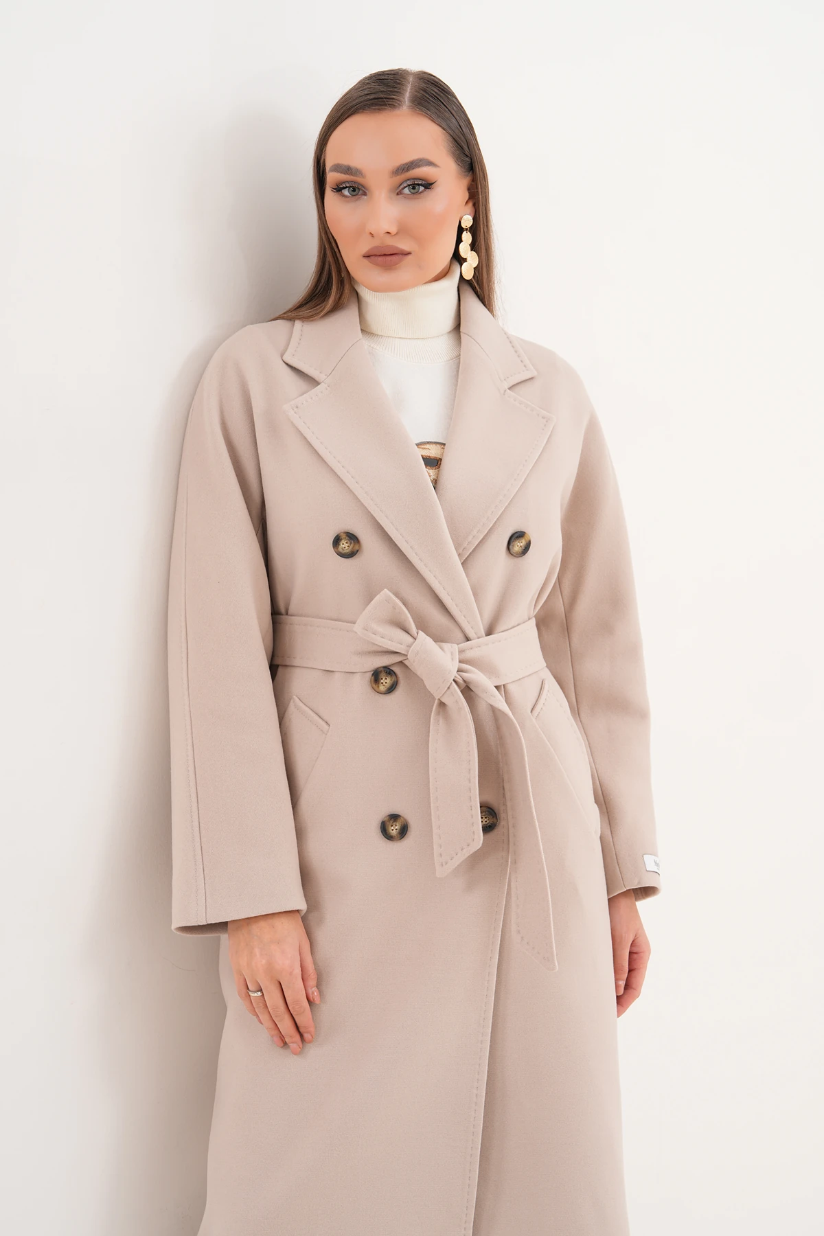 Matrix Bej Uzun Kuşaklı Kaban