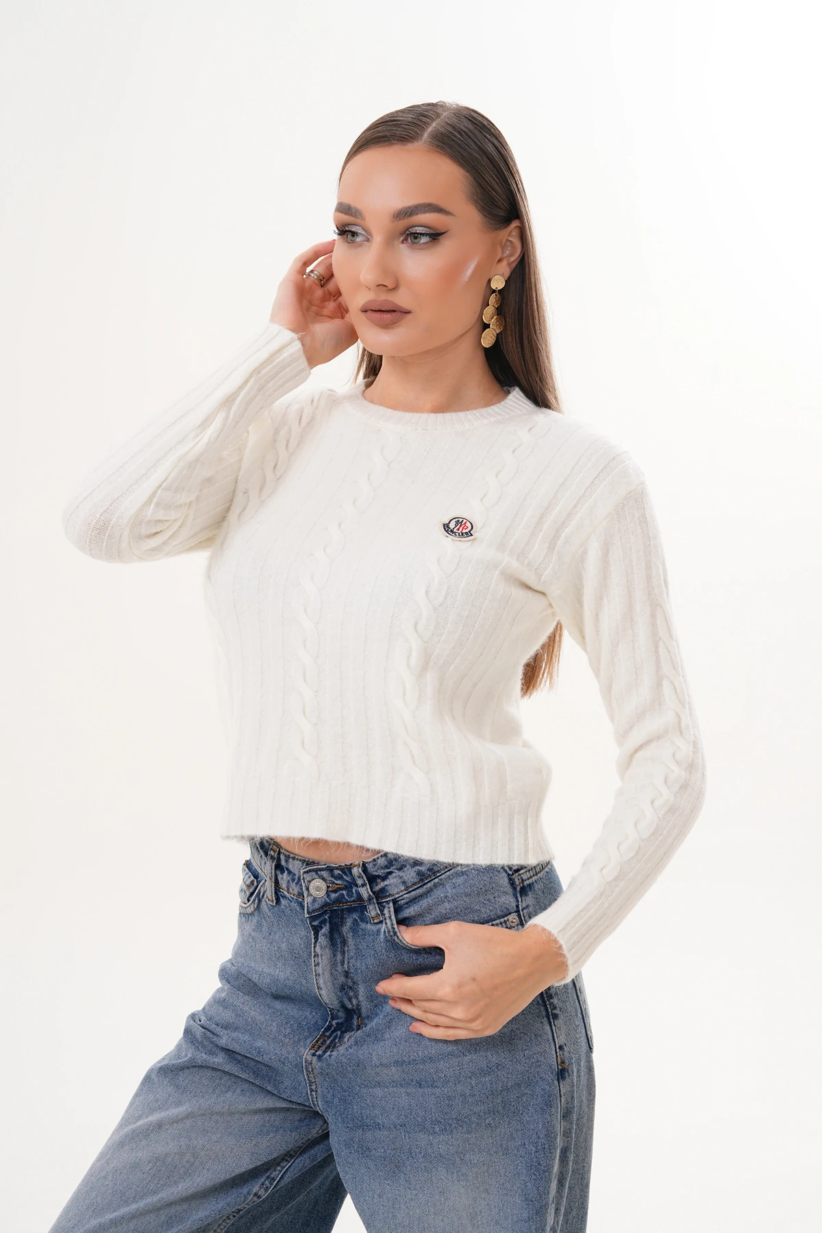 Encante Moc Beyaz Kazak