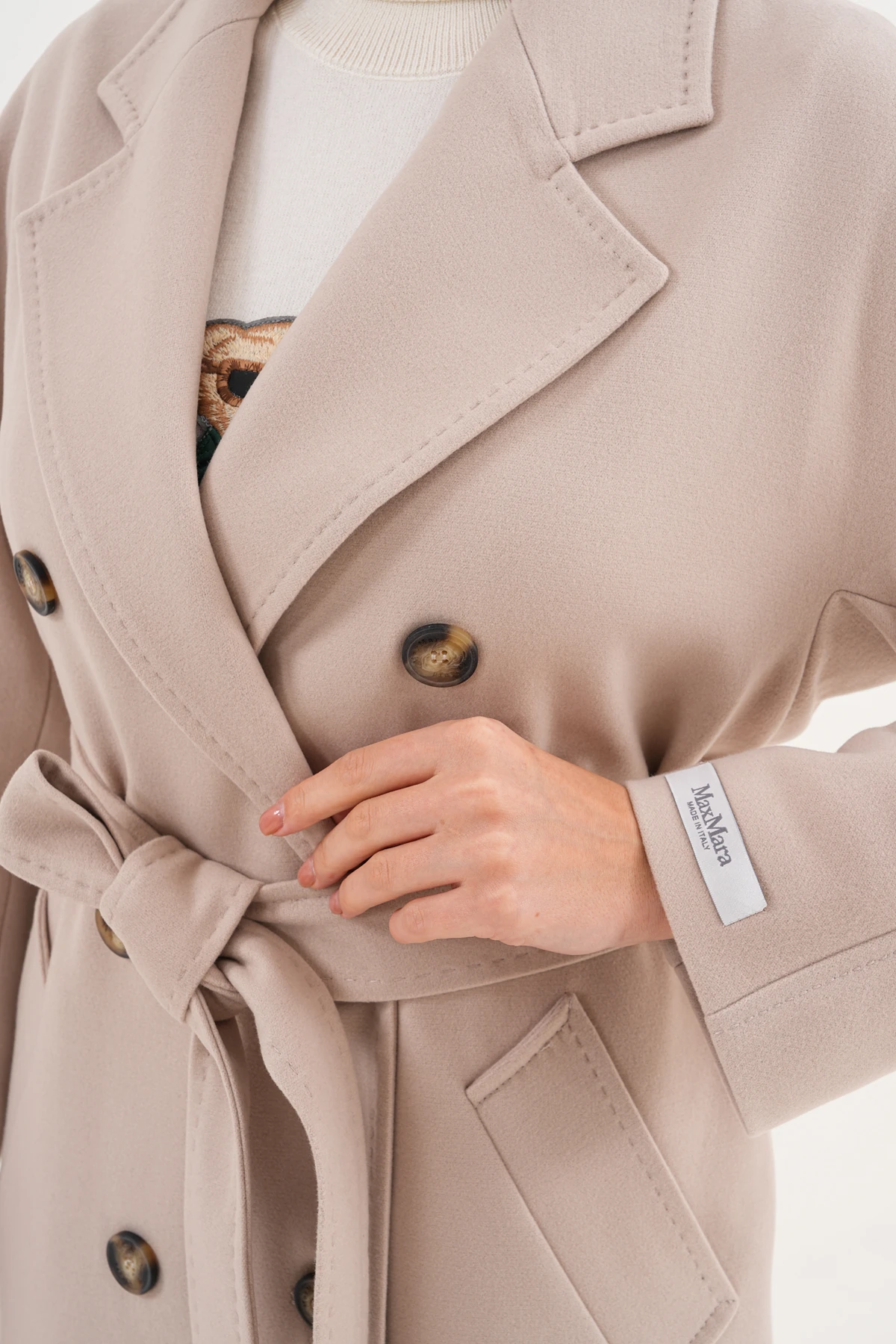 Matrix Bej Uzun Kuşaklı Kaban